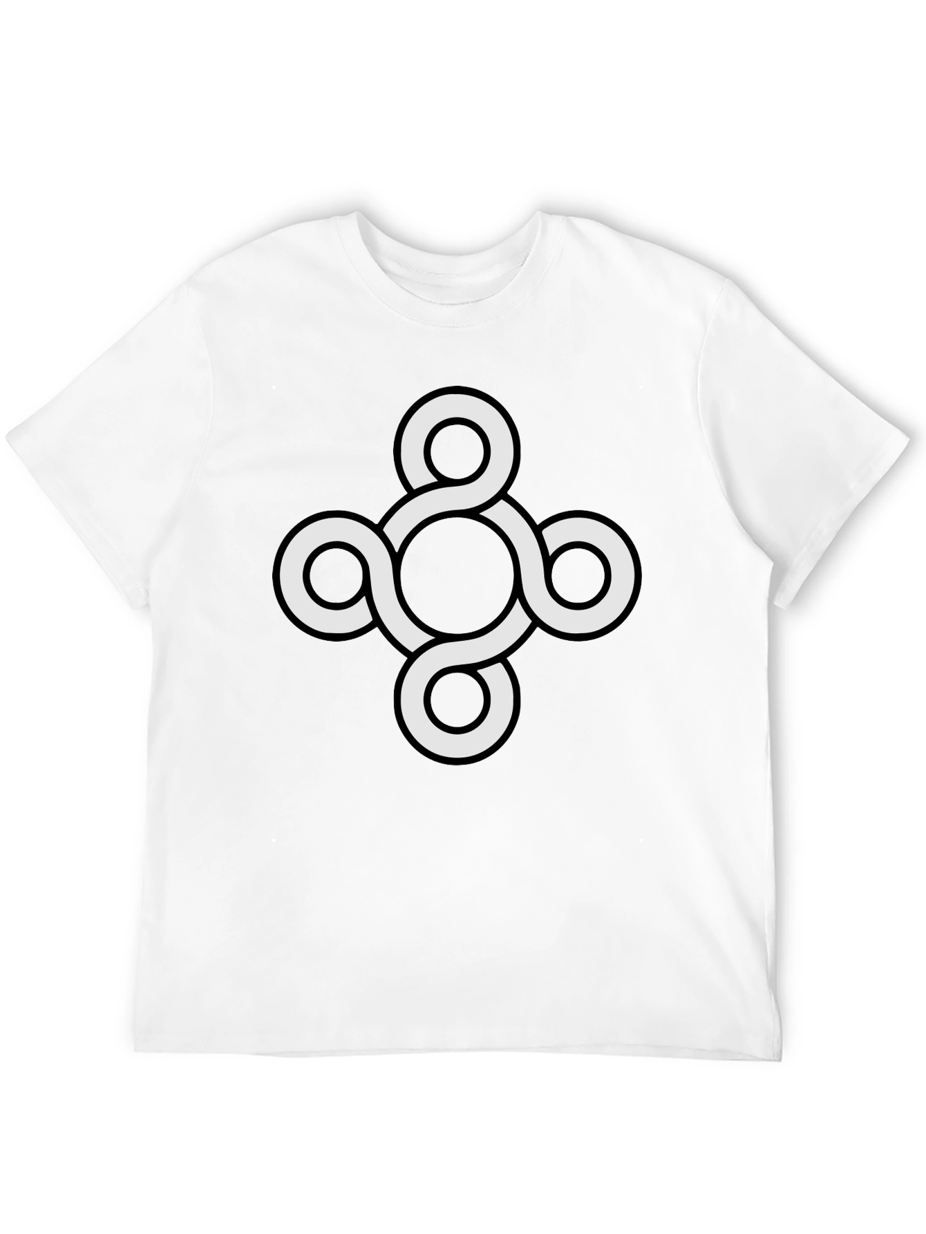 Abstract Knot T-Shirt - Stylish Graphic Tee