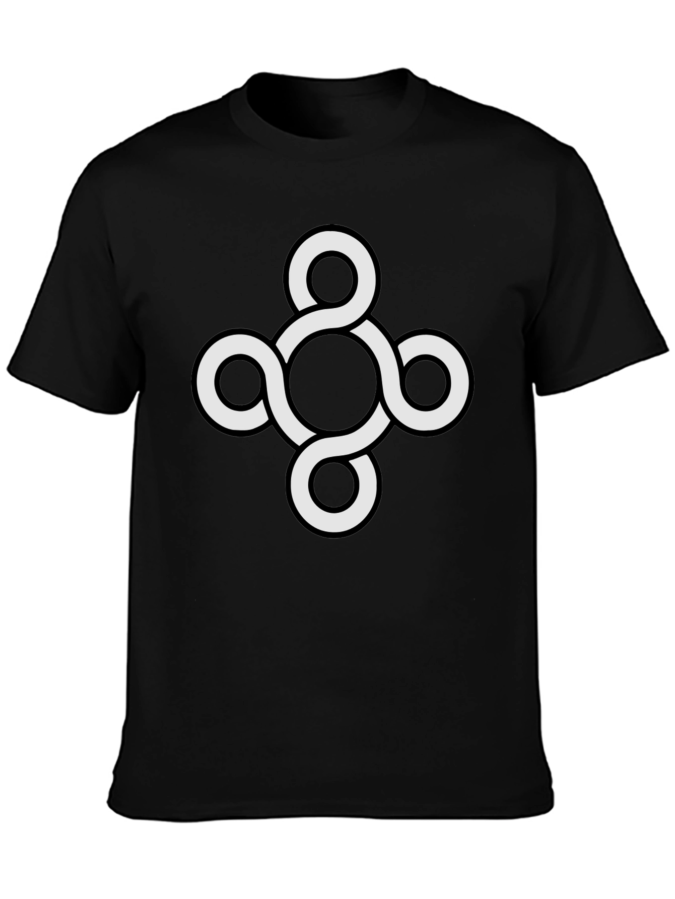 Abstract Knot T-Shirt - Stylish Graphic Tee