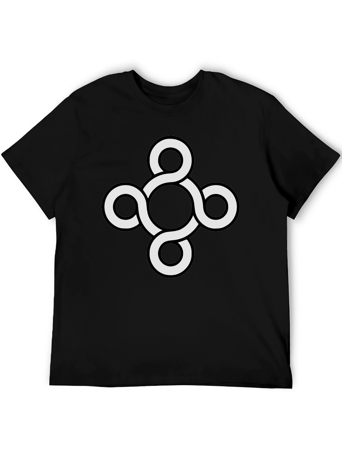 Abstract Knot T-Shirt - Stylish Graphic Tee