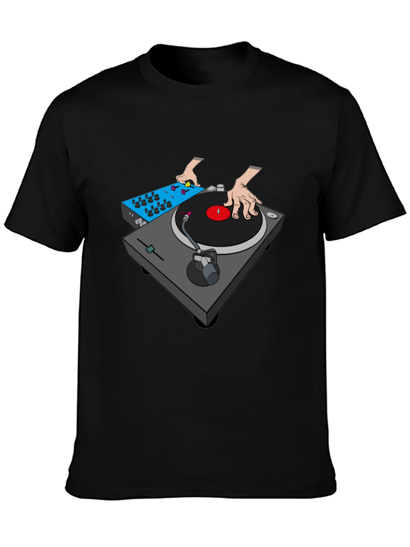 DJ Turntable Graphic T-Shirt