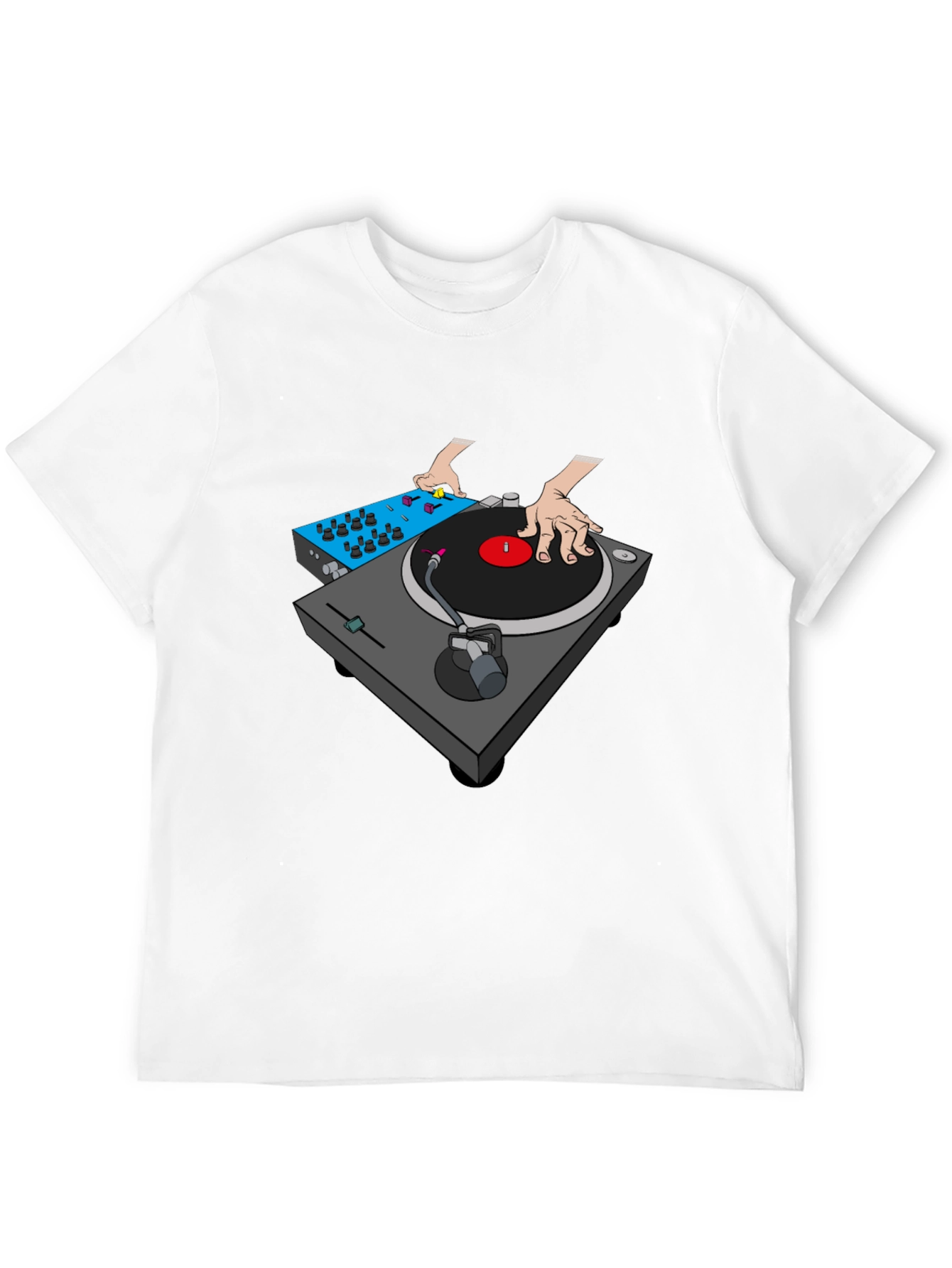 DJ Turntable Graphic T-Shirt