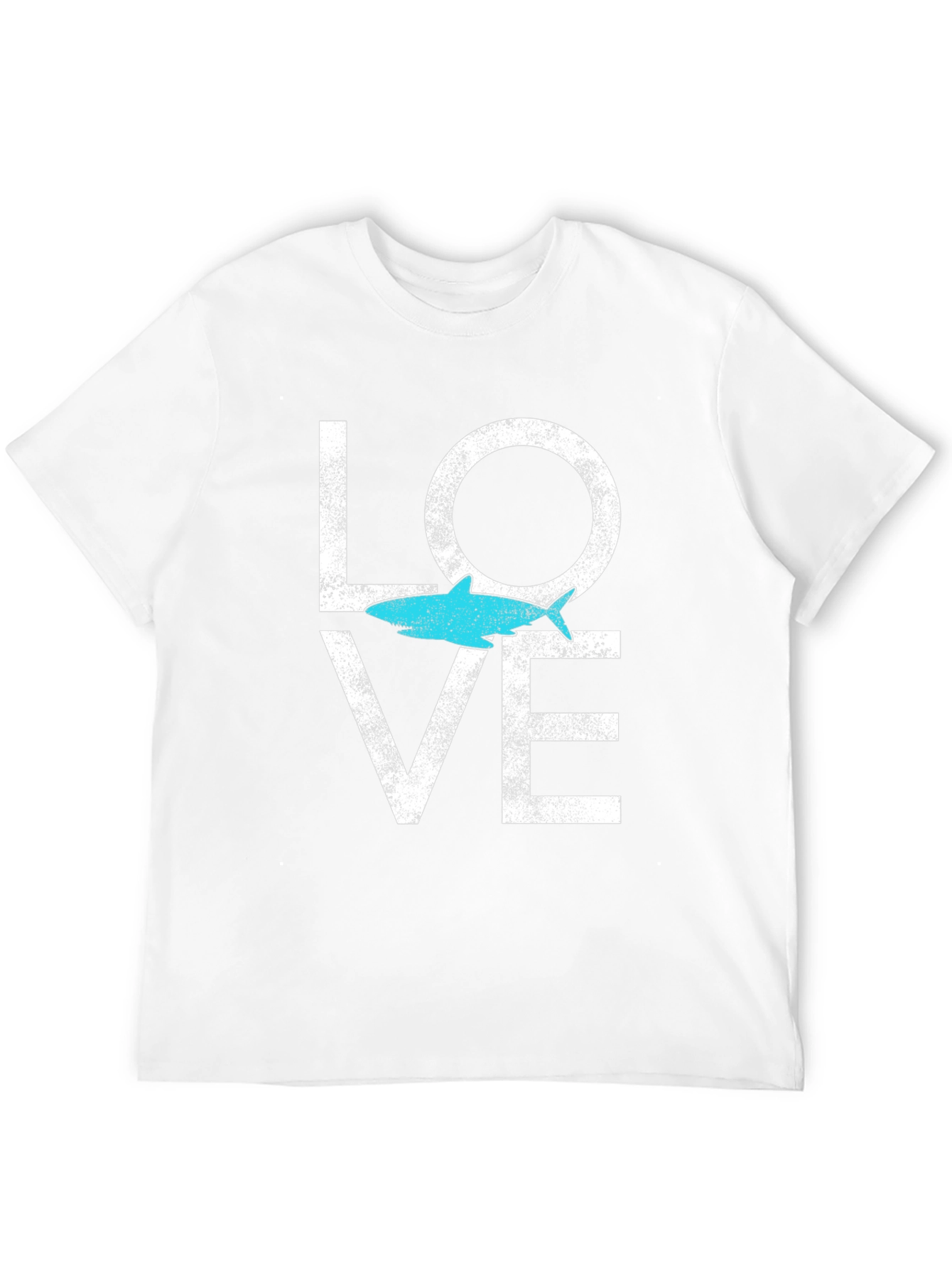 Shark Love Graphic Tee - Soft Cotton Blend