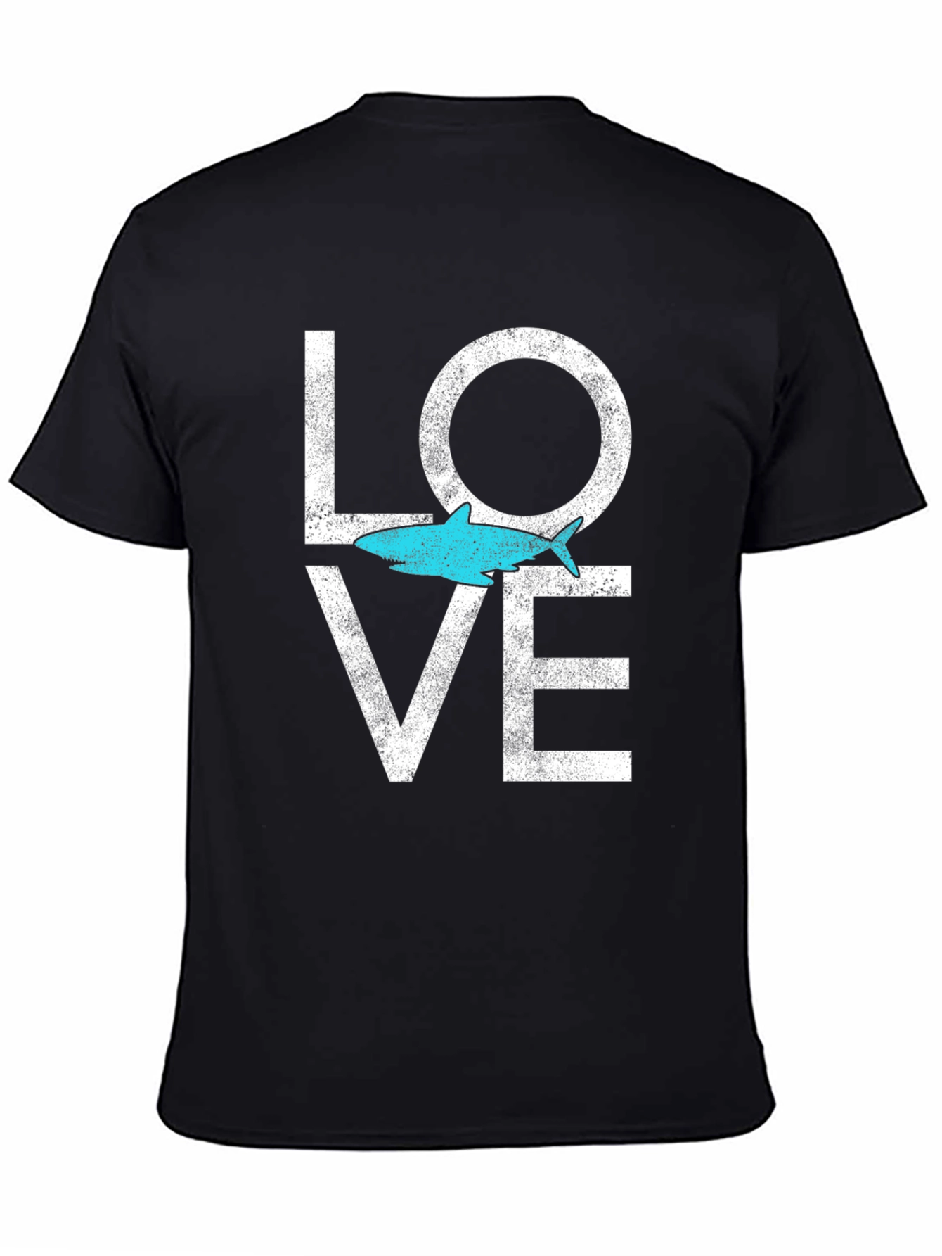 Shark Love Graphic Tee - Soft Cotton Blend
