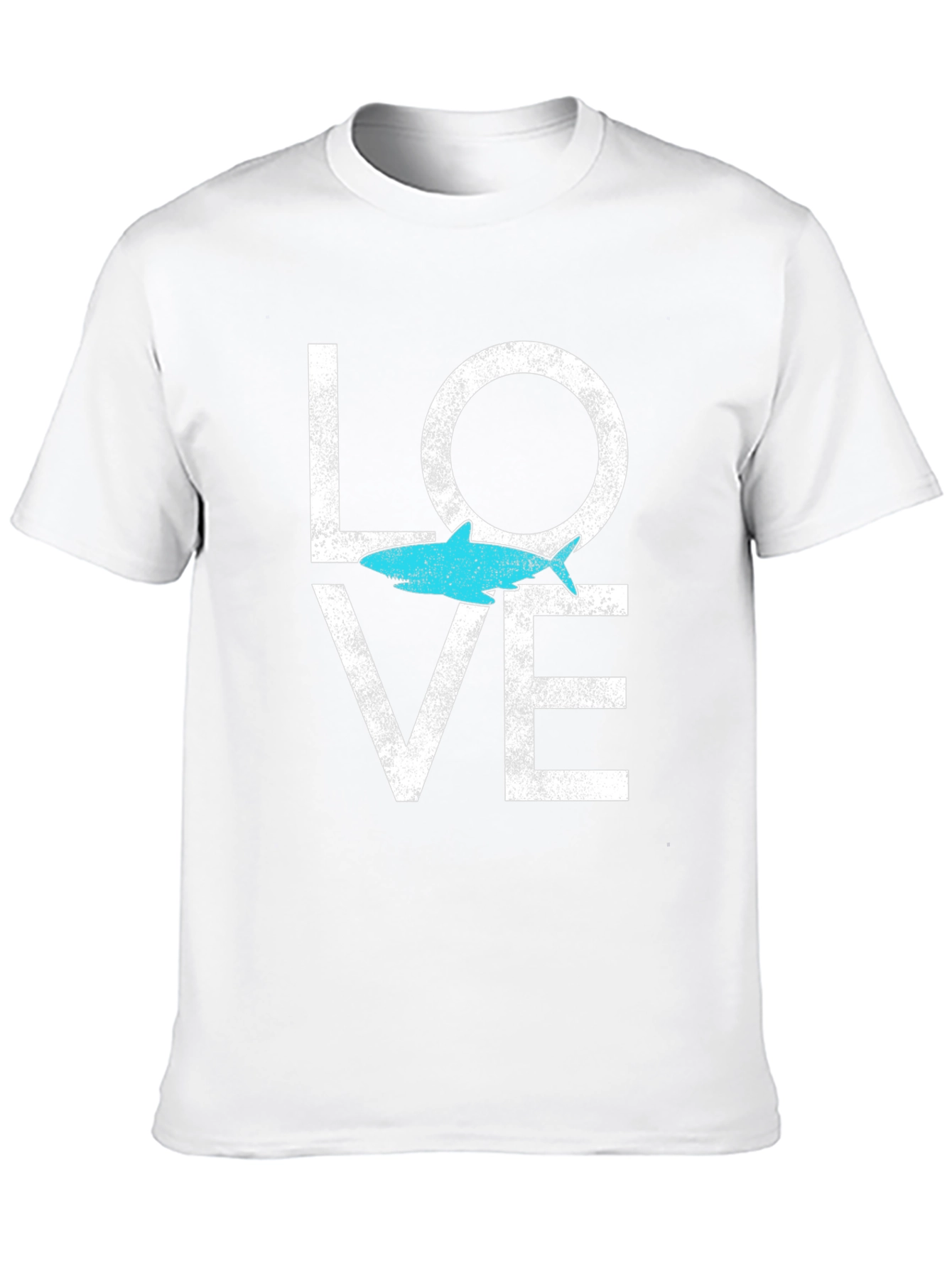 Shark Love Graphic Tee - Soft Cotton Blend