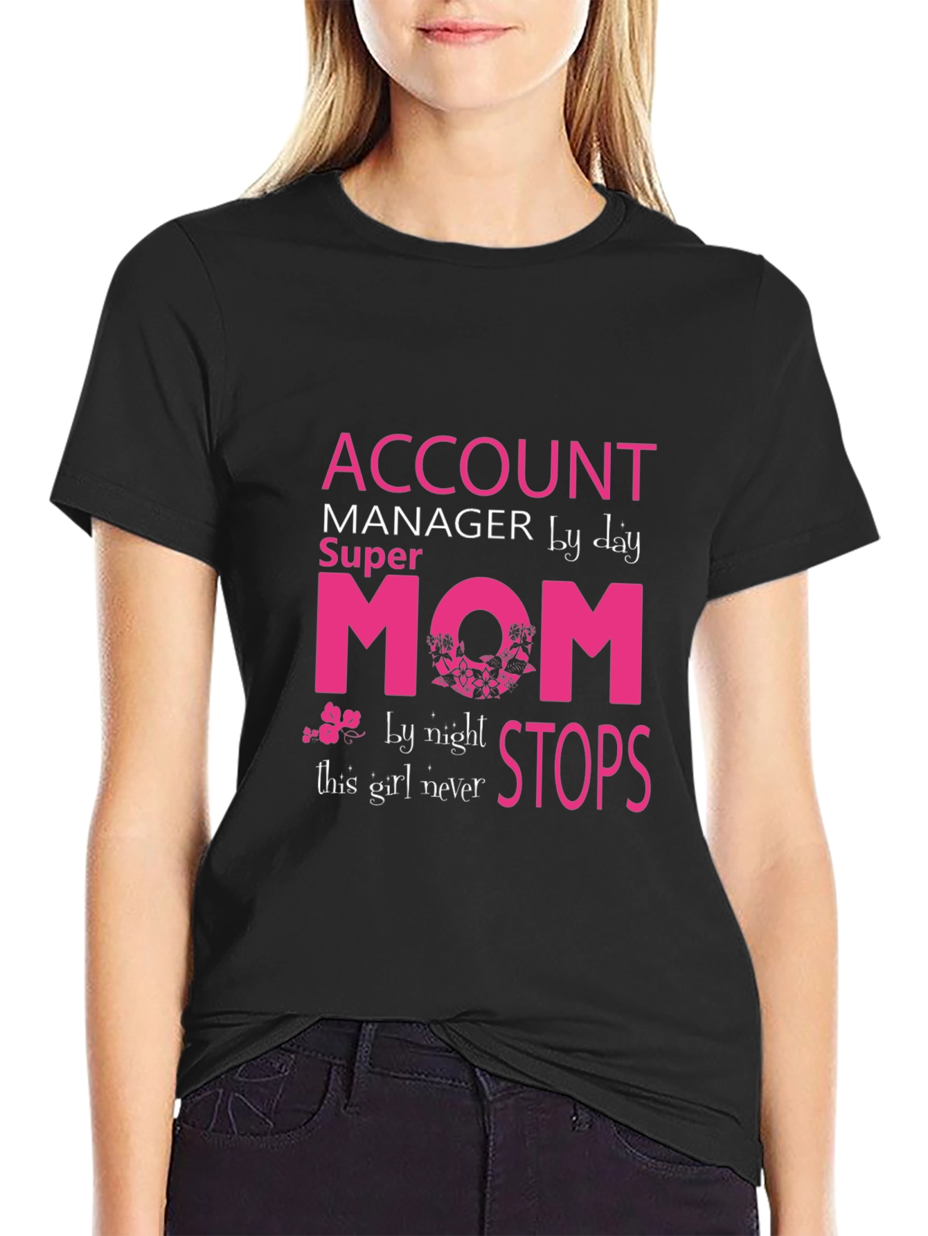 Account Manager Super Mom Graphic Tee