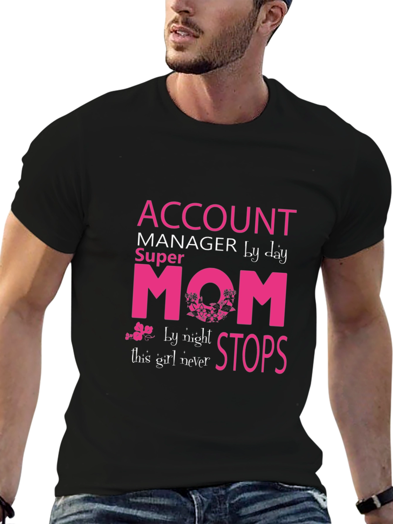 Account Manager Super Mom Graphic Tee
