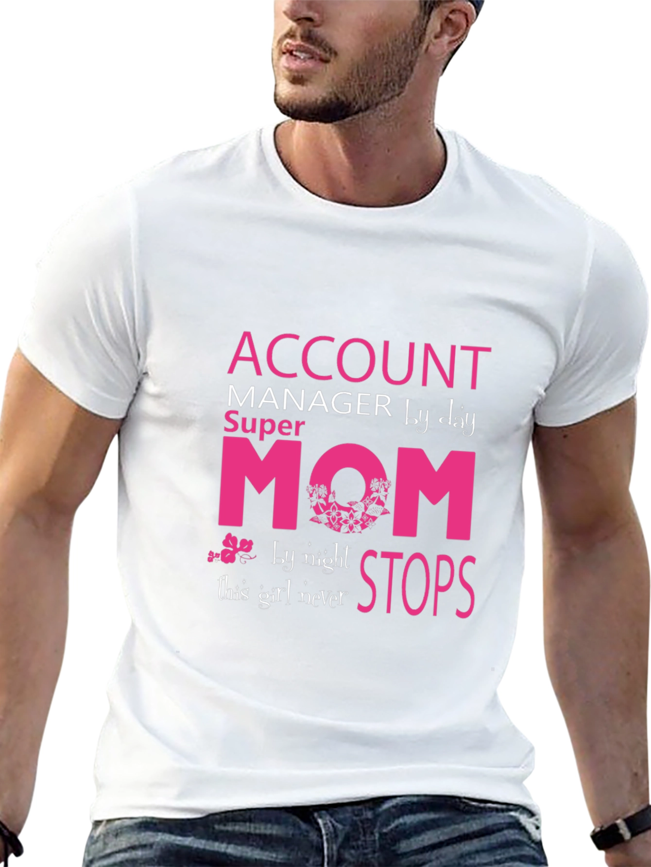 Account Manager Super Mom Graphic Tee