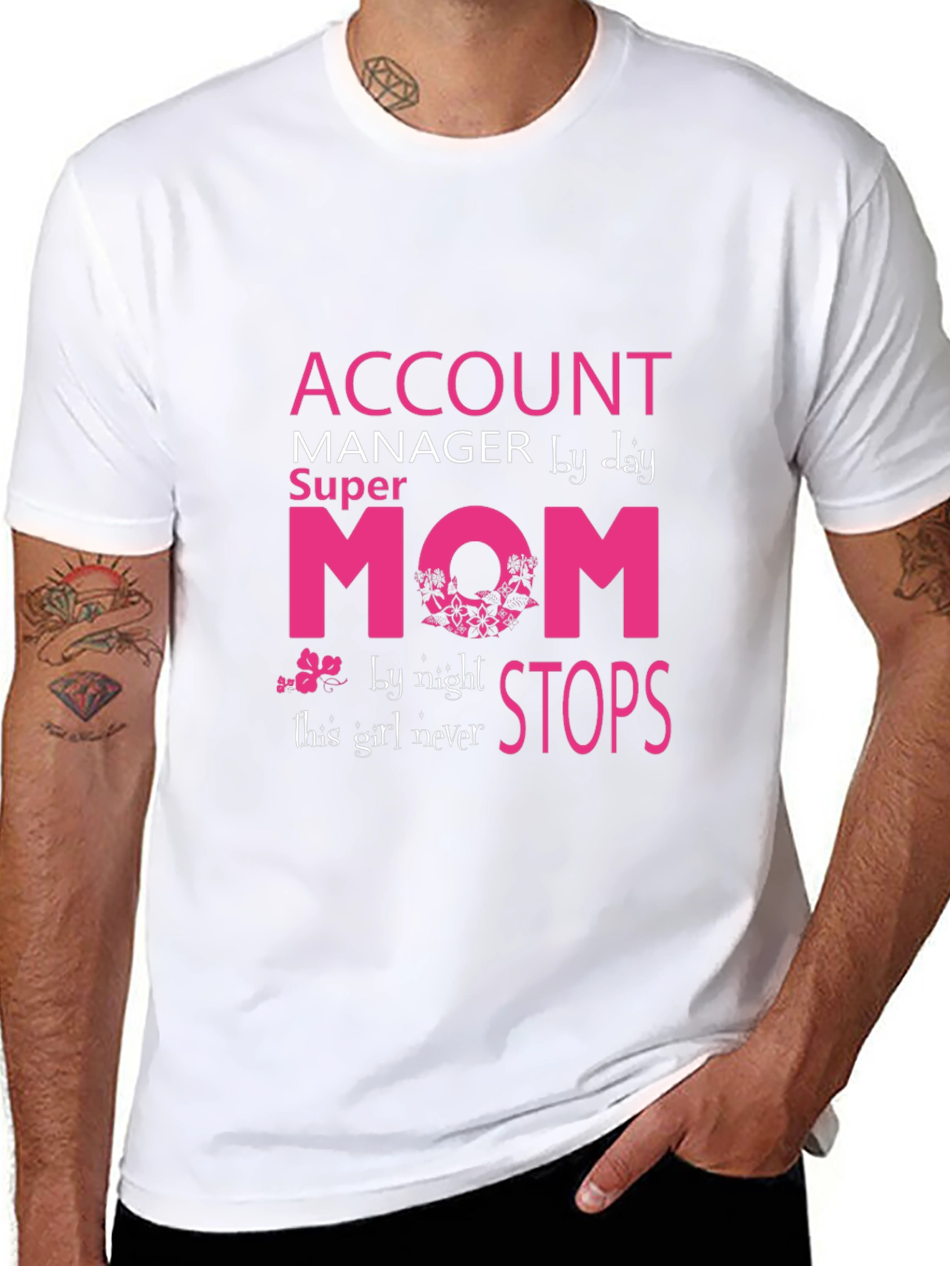 Account Manager Super Mom Graphic Tee