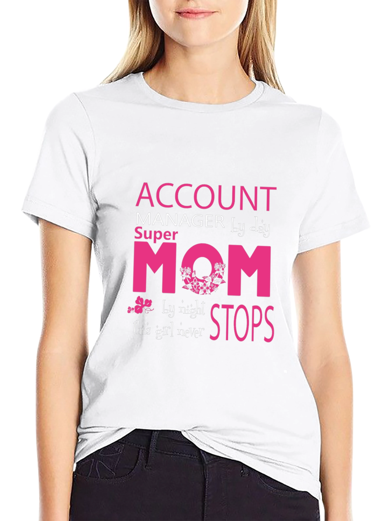 Account Manager Super Mom Graphic Tee