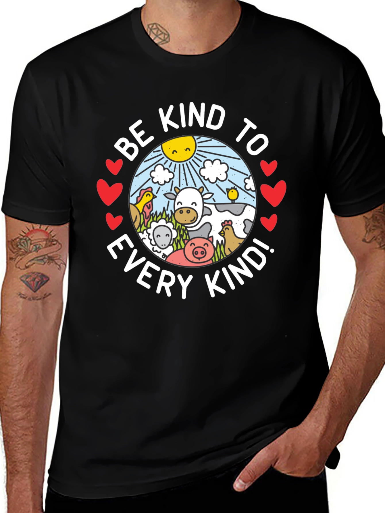 Be Kind T-Shirt - Vegan Graphic Tee