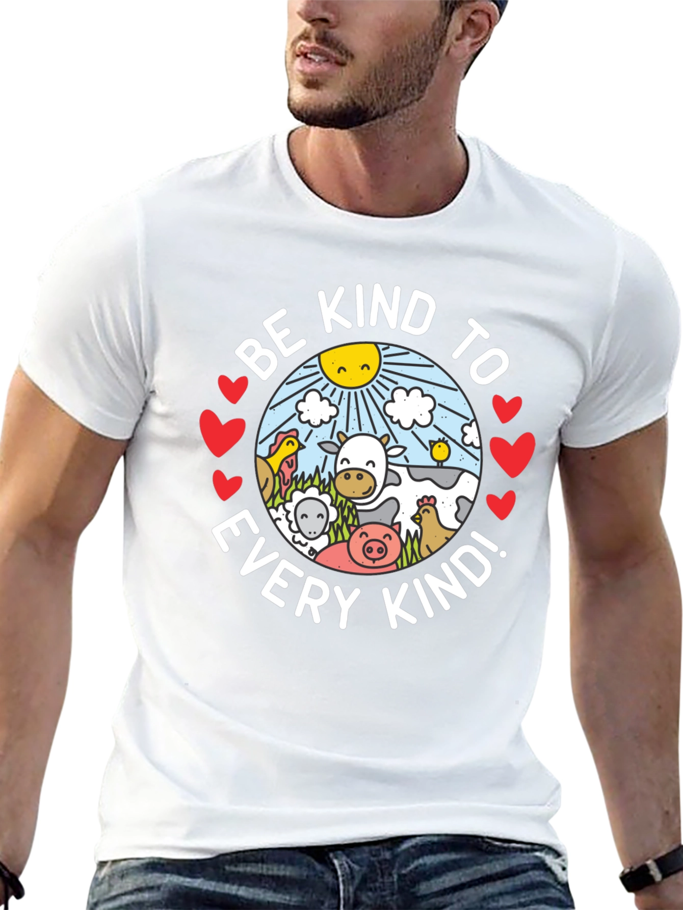 Be Kind T-Shirt - Vegan Graphic Tee