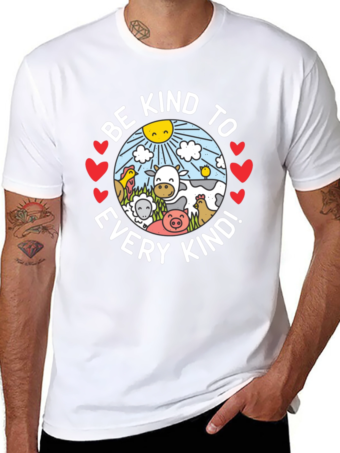 Be Kind T-Shirt - Vegan Graphic Tee