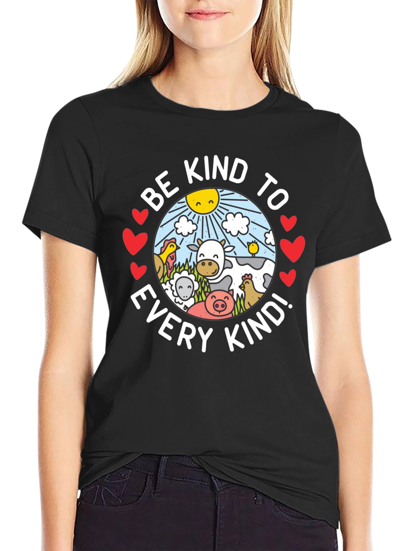 Be Kind T-Shirt - Vegan Graphic Tee