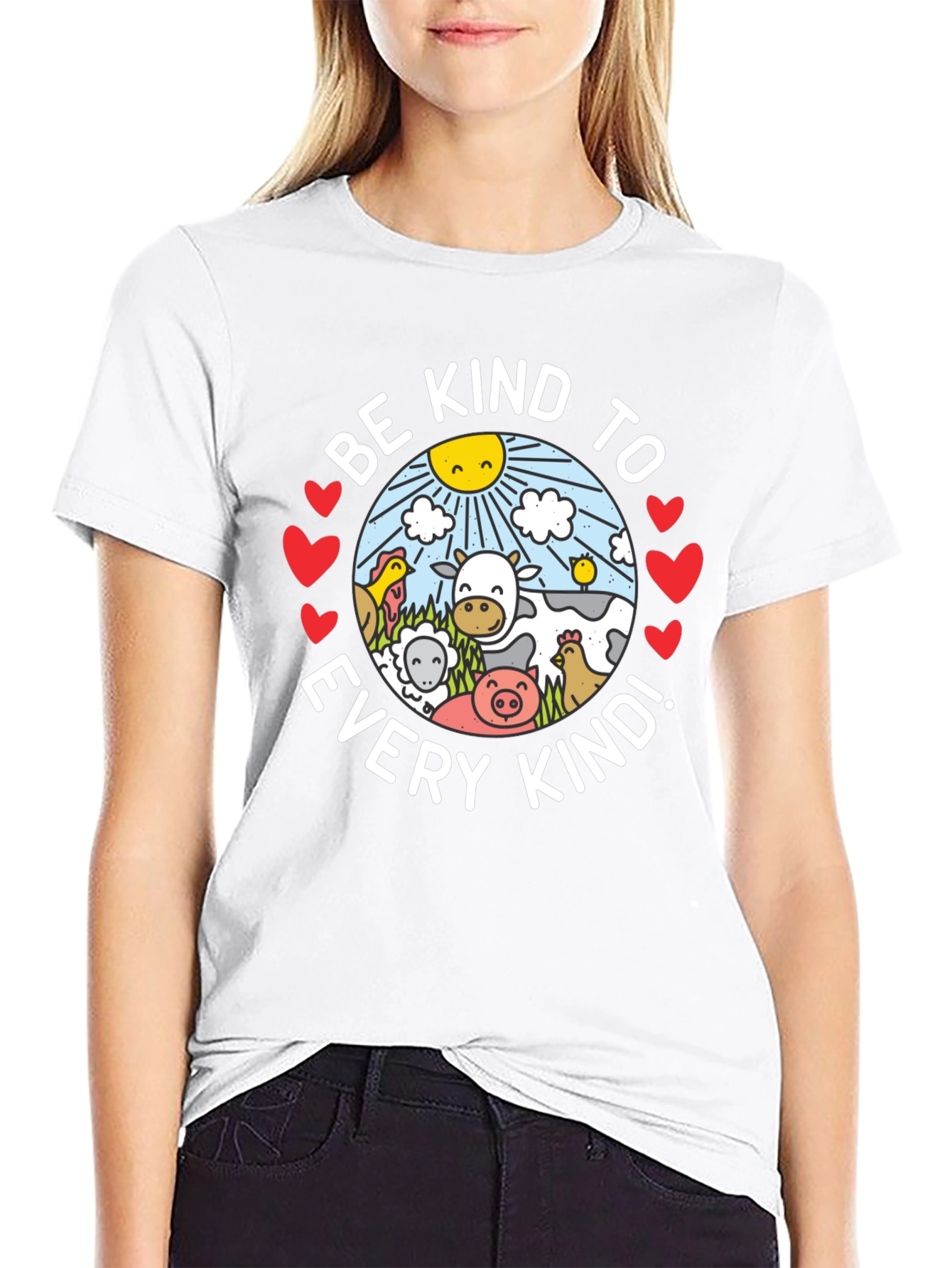 Be Kind T-Shirt - Vegan Graphic Tee