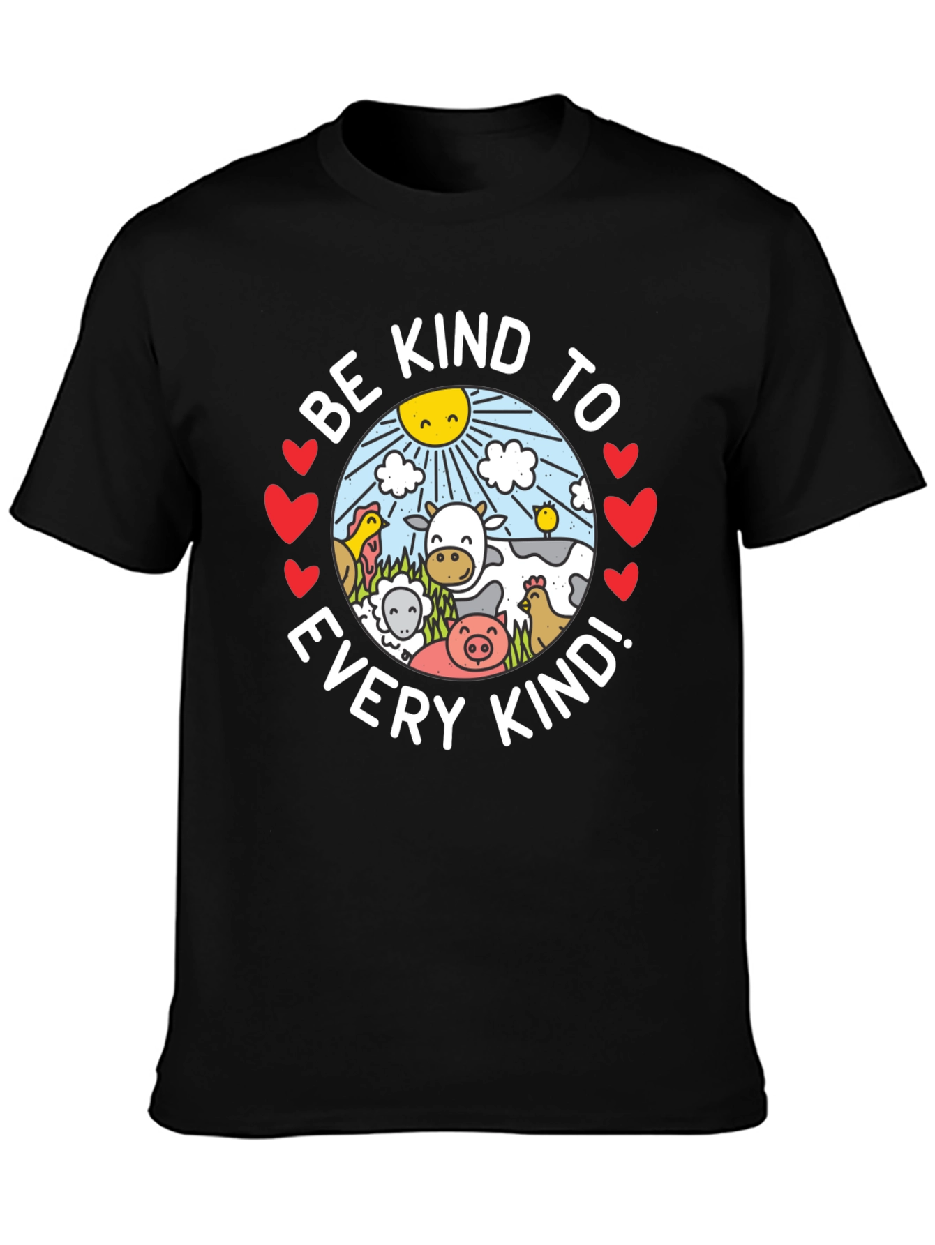Be Kind T-Shirt - Vegan Graphic Tee