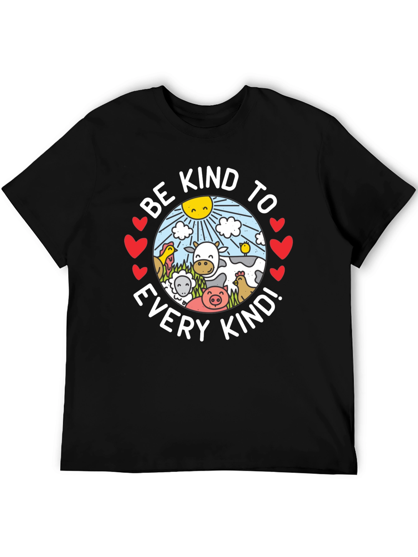 Be Kind T-Shirt - Vegan Graphic Tee