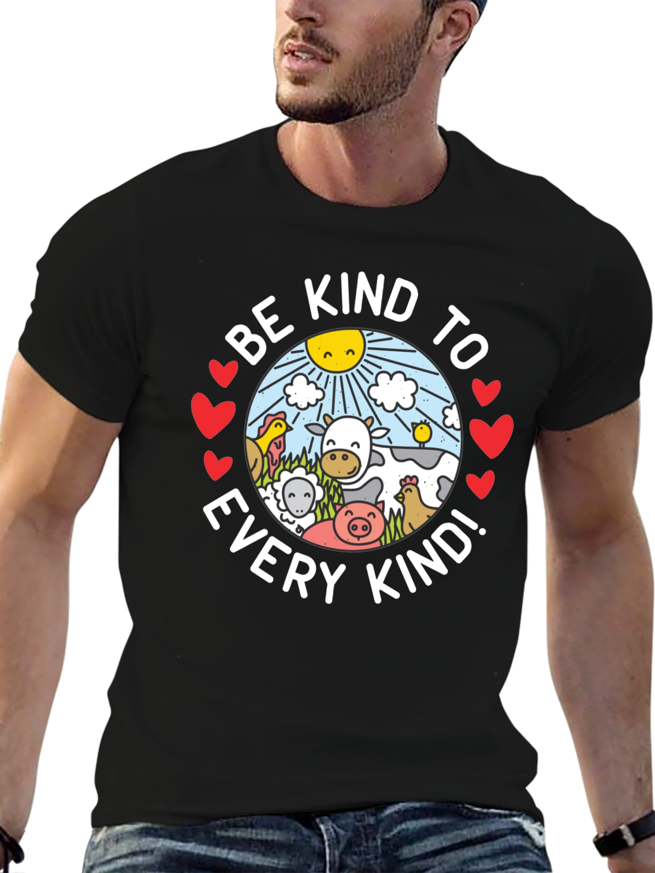 Be Kind T-Shirt - Vegan Graphic Tee