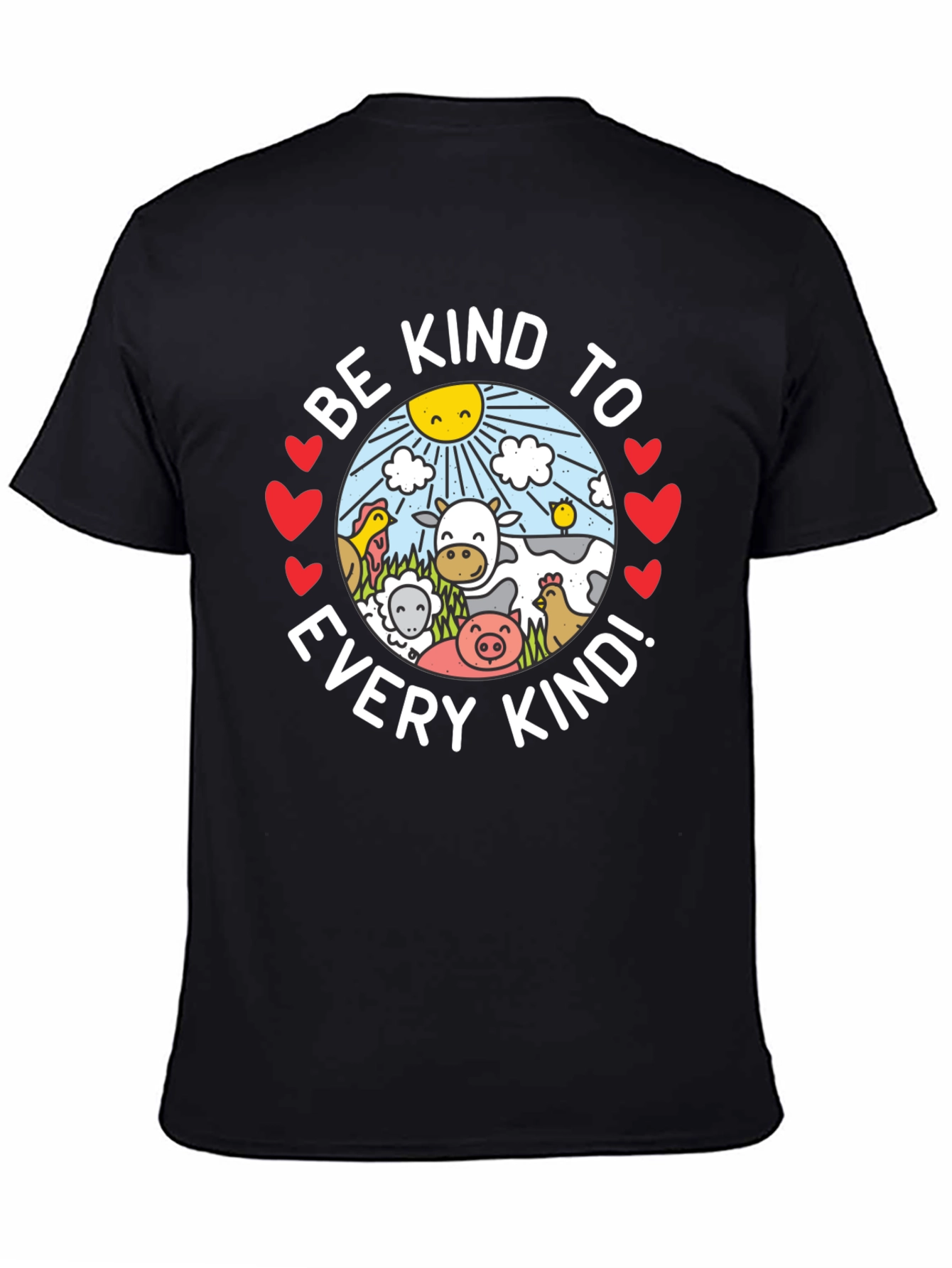 Be Kind T-Shirt - Vegan Graphic Tee