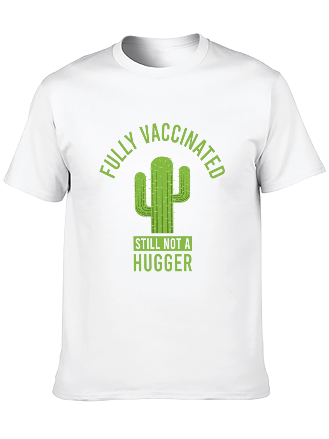 Fully Vaccinated Cactus Graphic T-Shirt