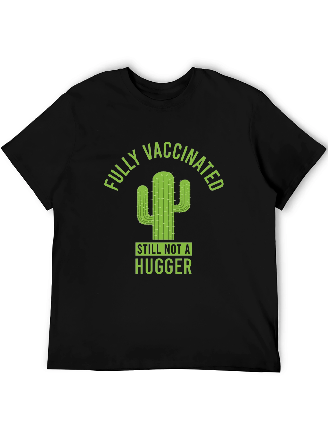 Fully Vaccinated Cactus Graphic T-Shirt