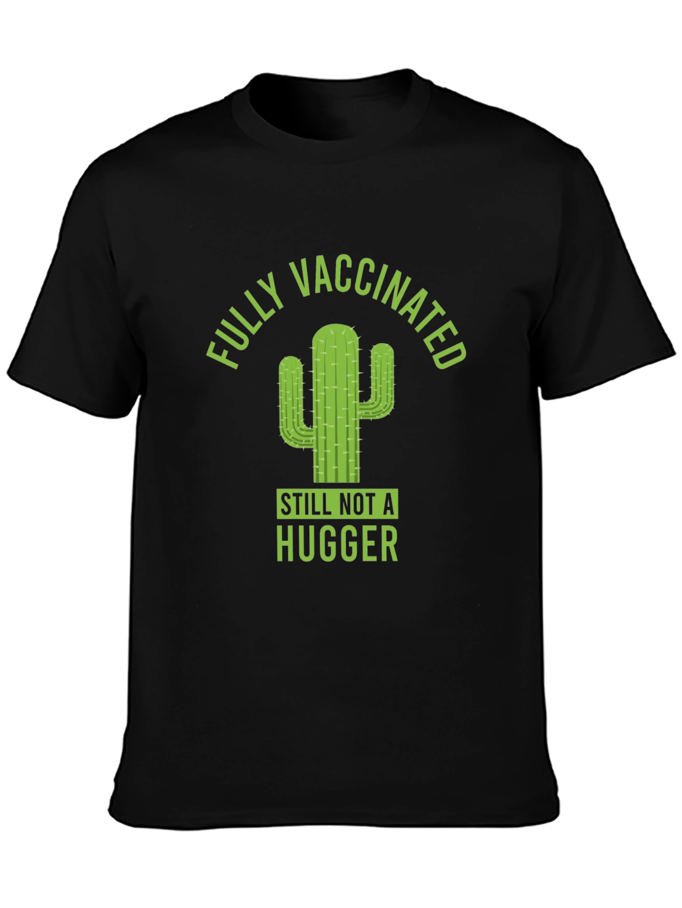 Fully Vaccinated Cactus Graphic T-Shirt