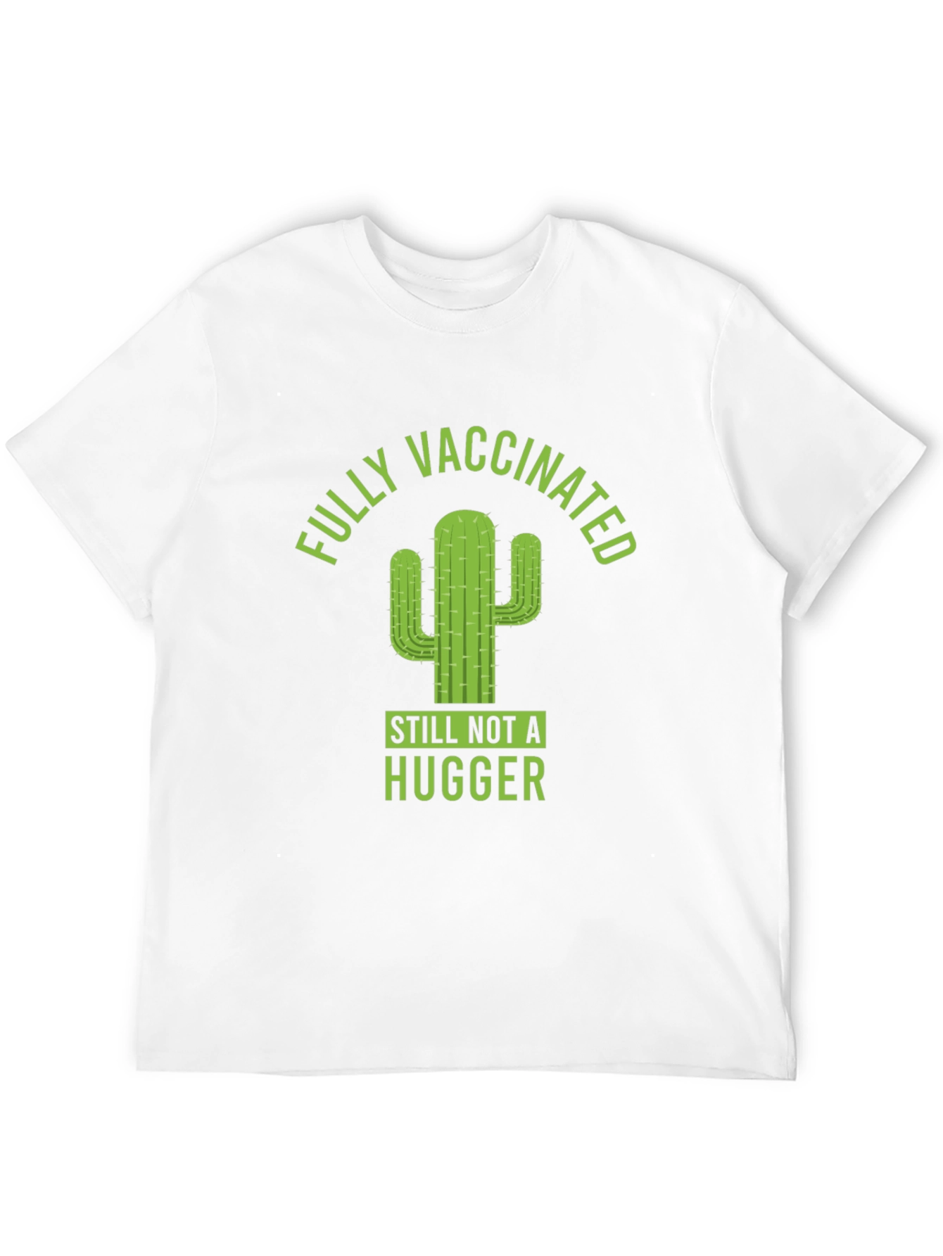 Fully Vaccinated Cactus Graphic T-Shirt