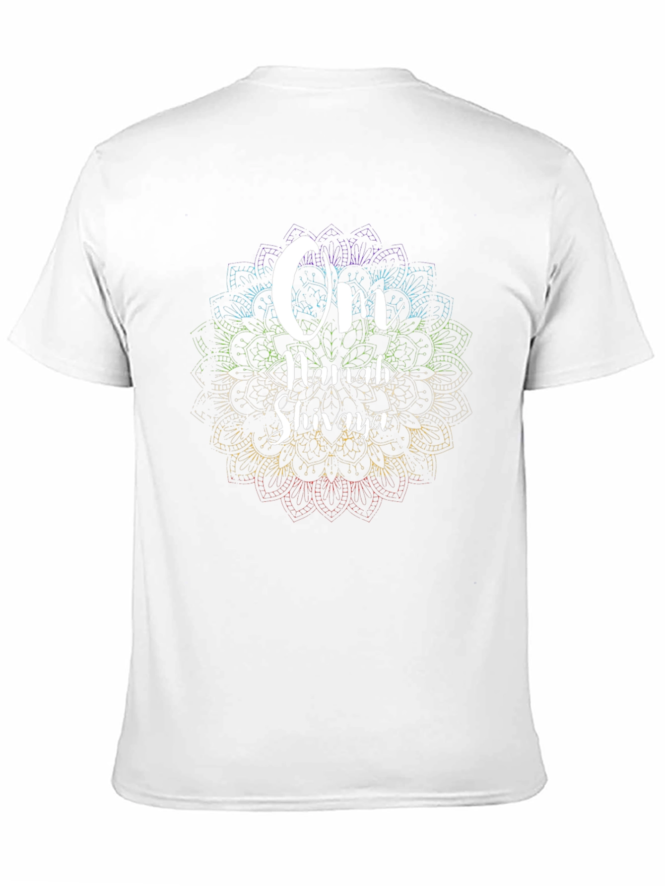 Om Namah Shivaya Graphic Tee - Spiritual Mandala Design