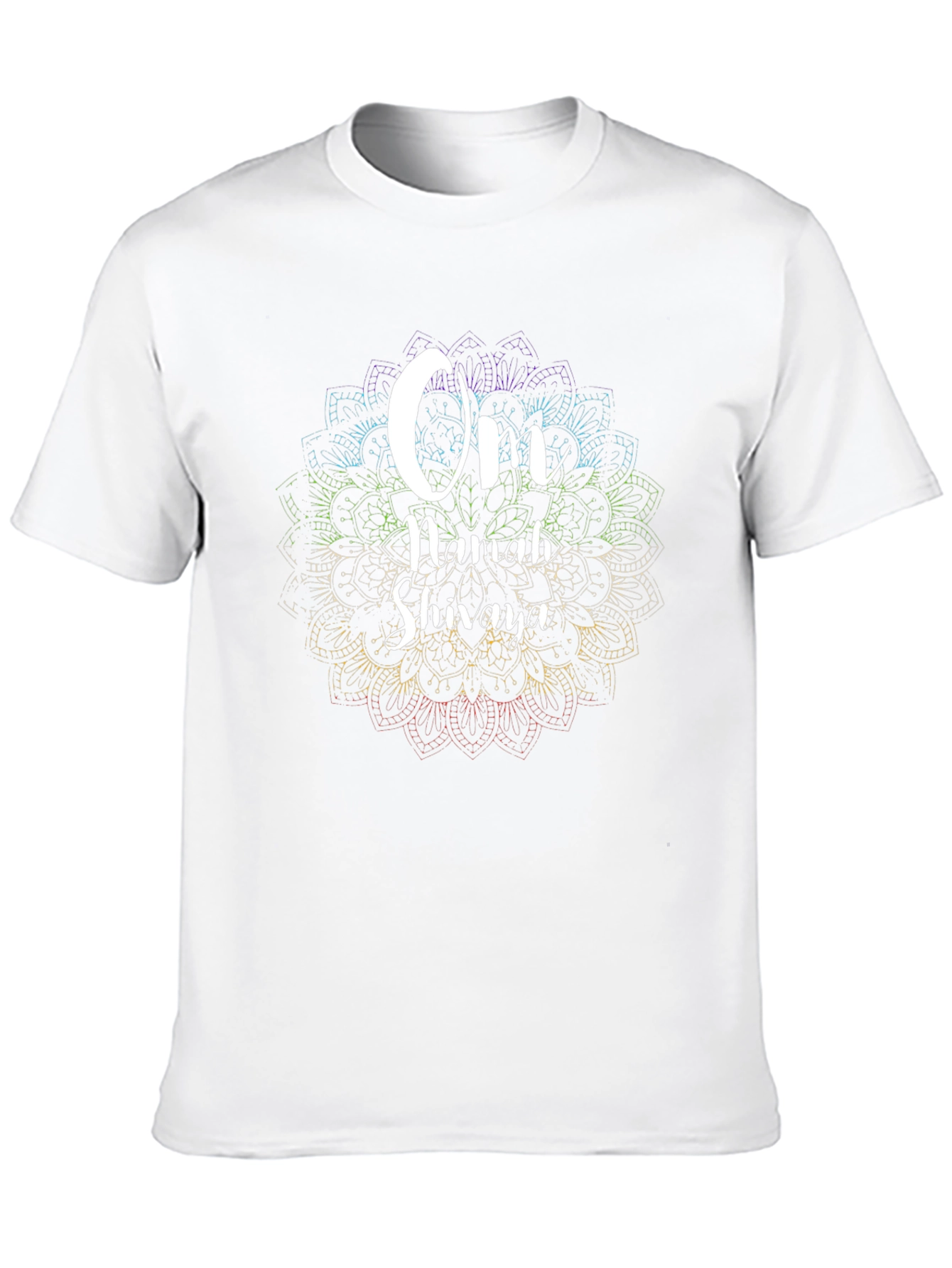 Om Namah Shivaya Graphic Tee - Spiritual Mandala Design