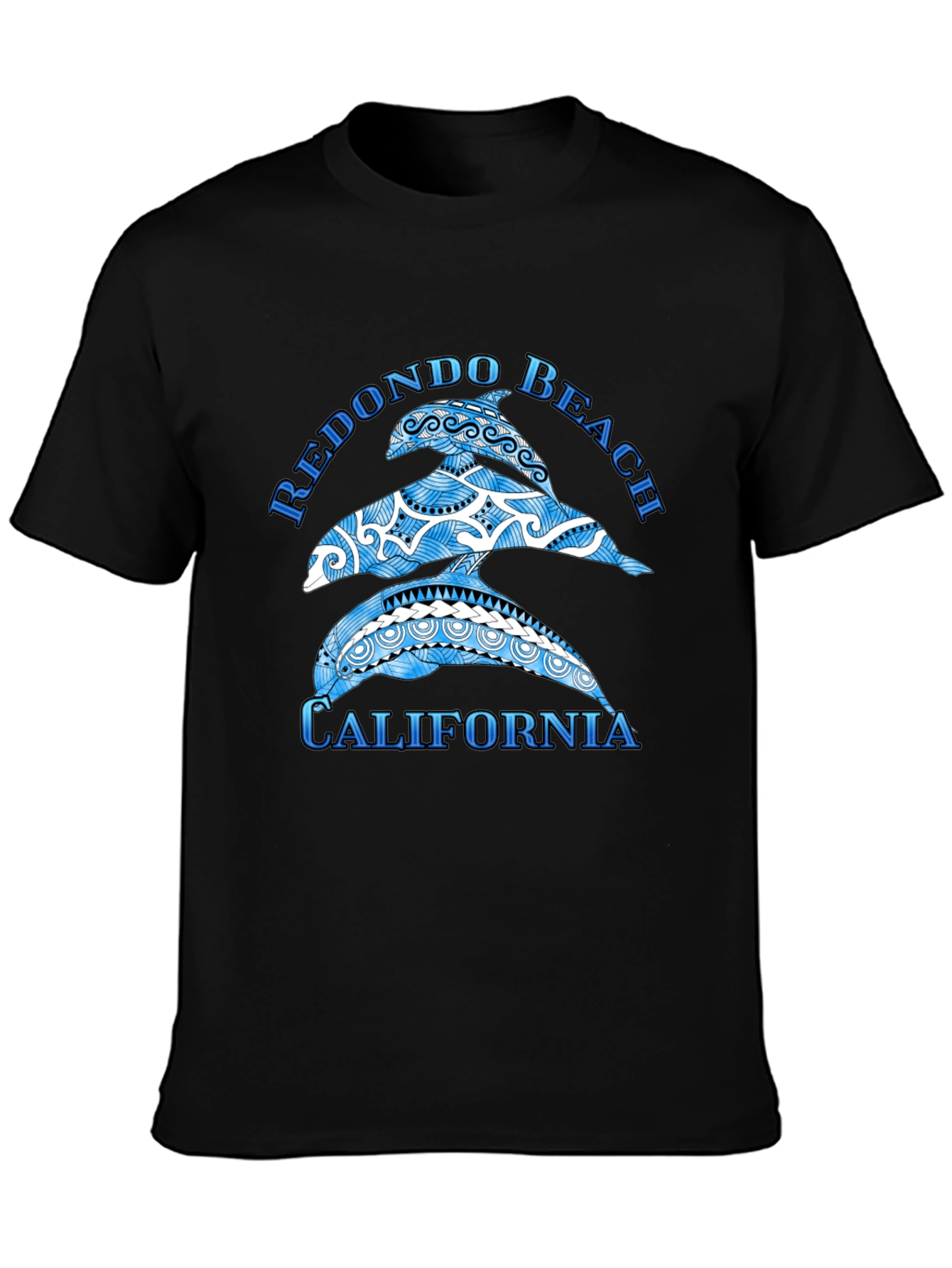 Redondo Beach California Dolphin Graphic Tee