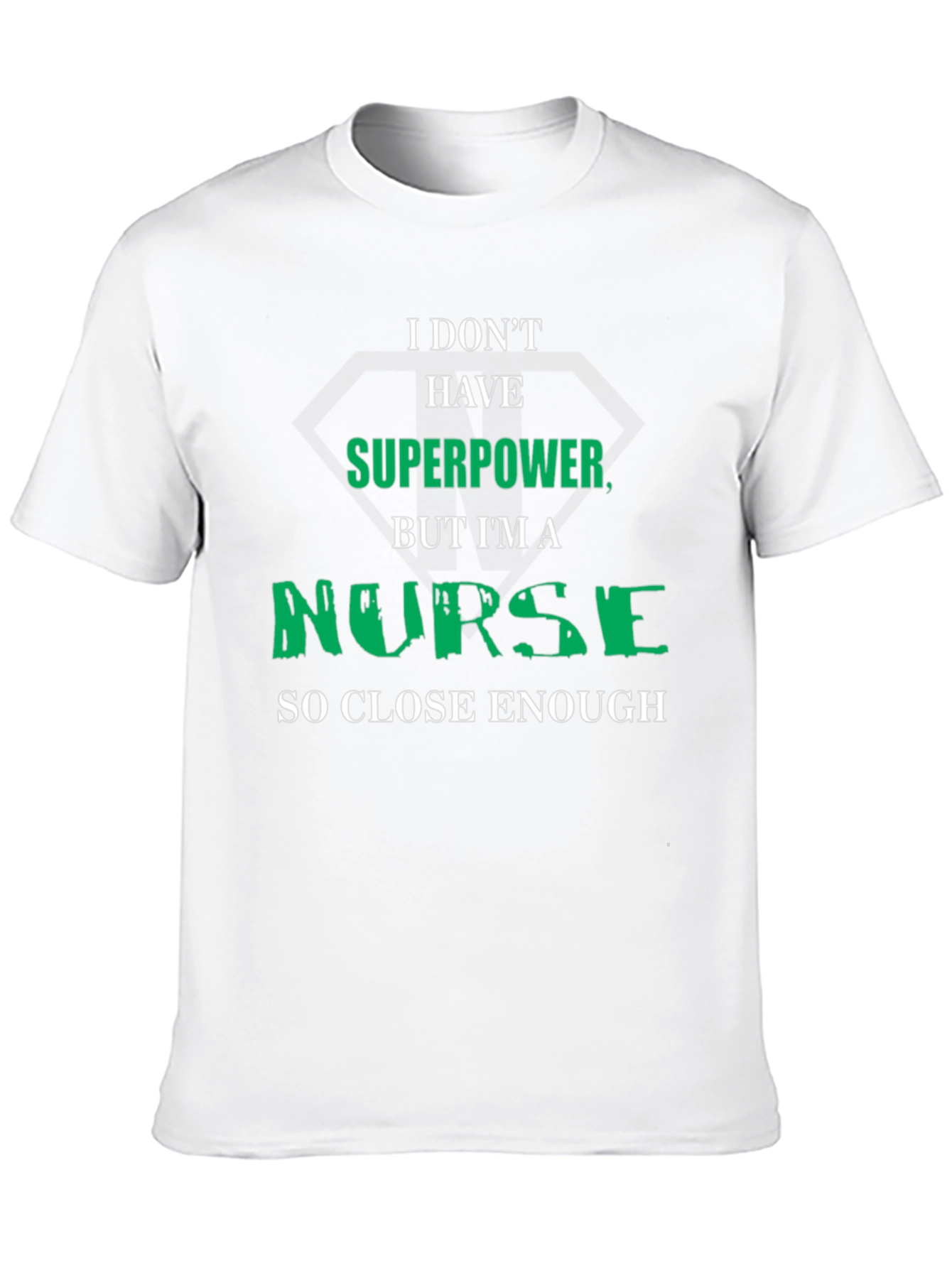 Funny Nurse Superpower Graphic T-Shirt