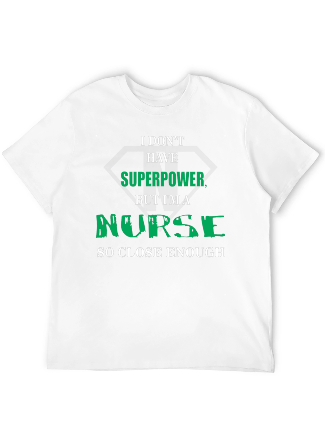Funny Nurse Superpower Graphic T-Shirt