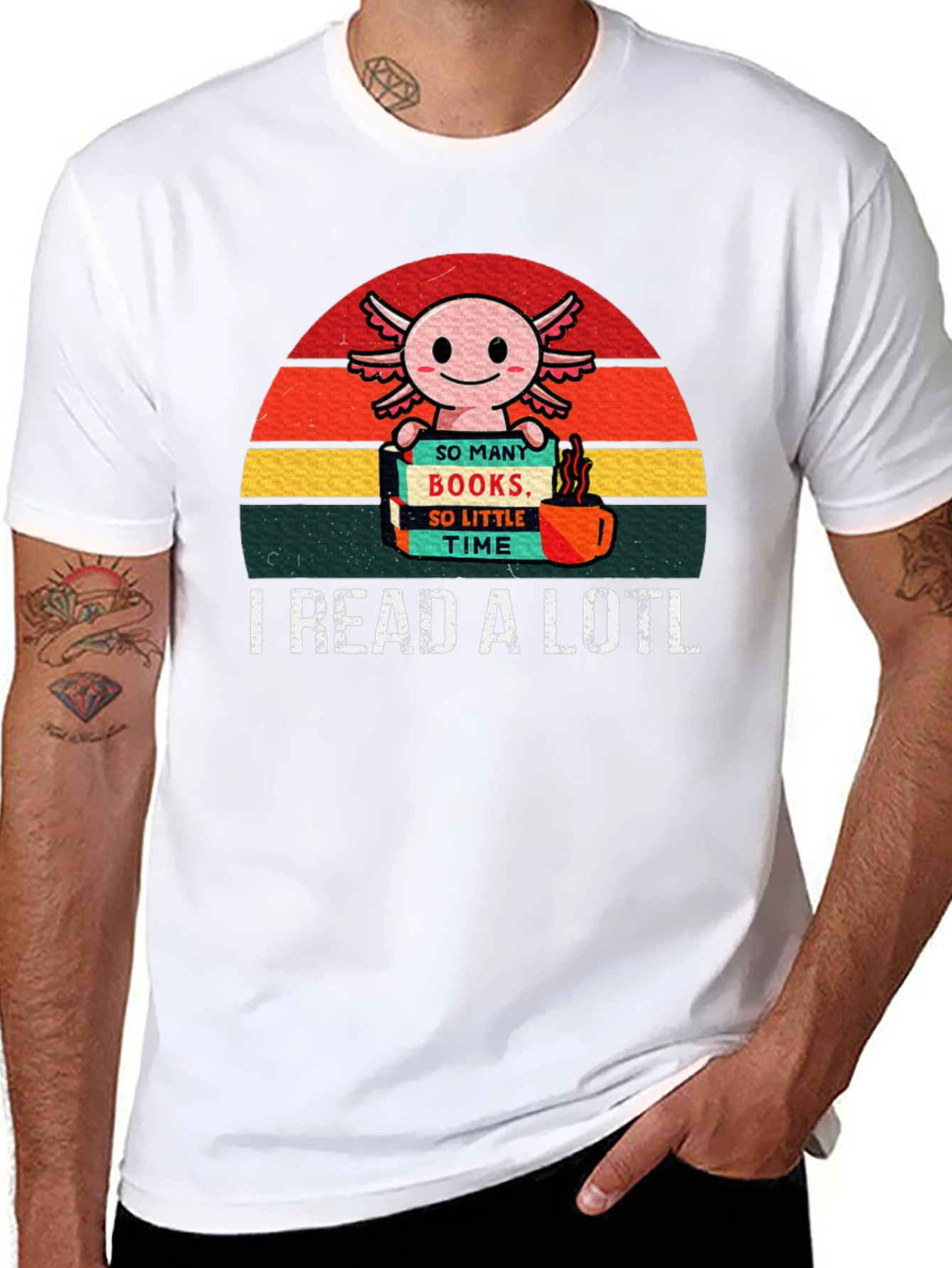 I Read a Lotl Axolotl T-Shirt