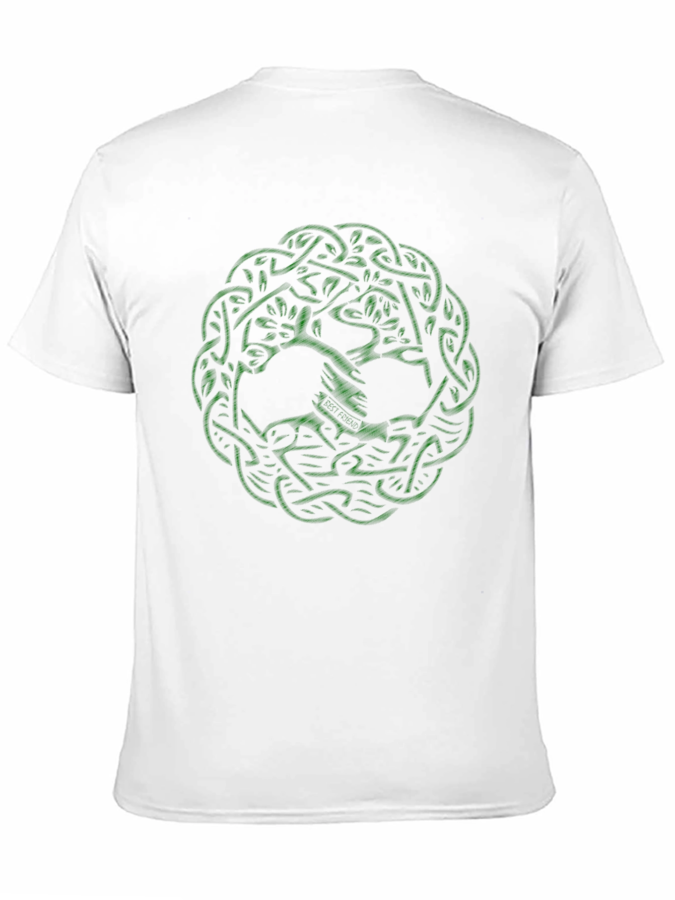 Celtic Knot Dragon Graphic Tee - Black