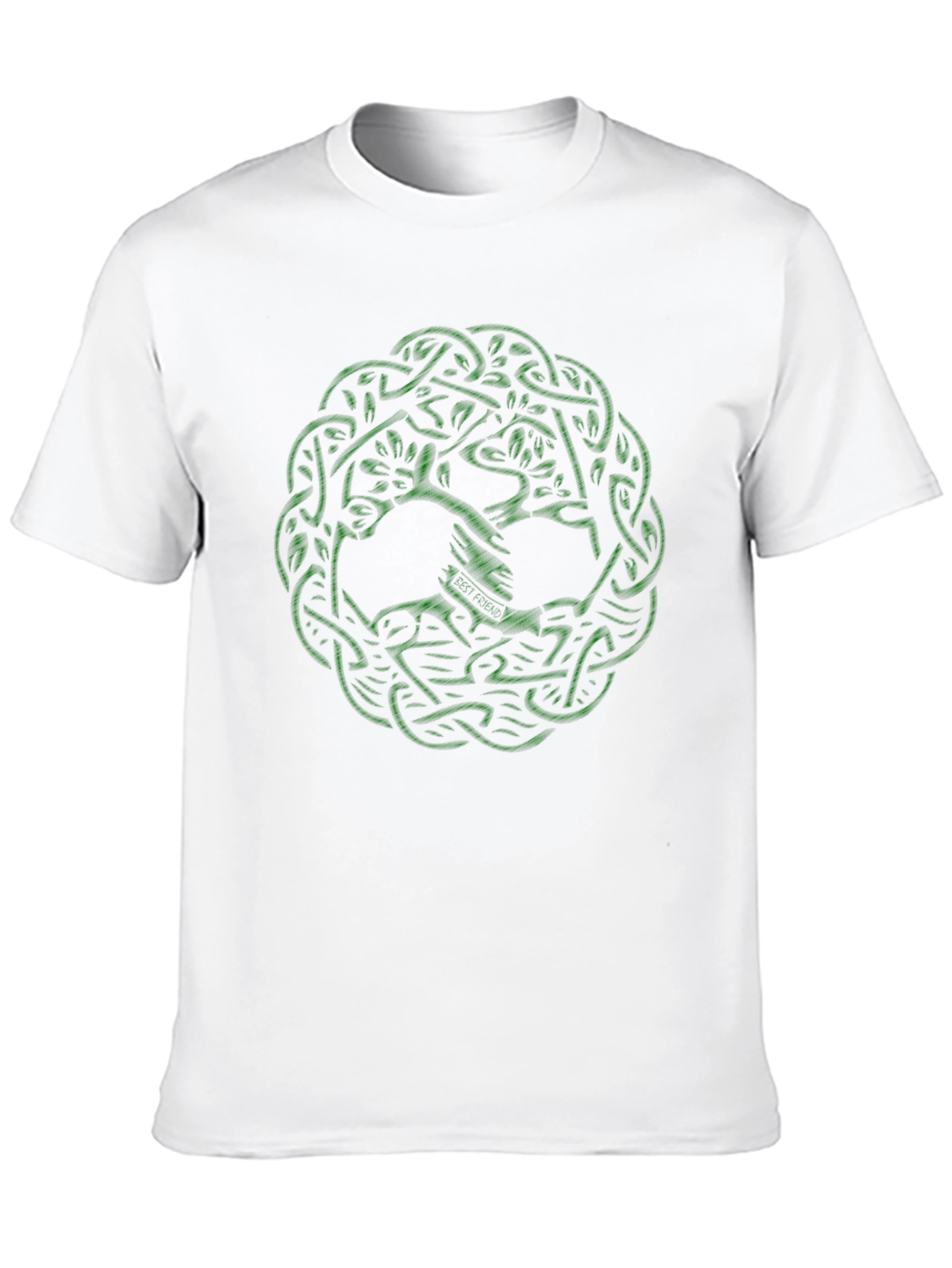 Celtic Knot Dragon Graphic Tee - Black