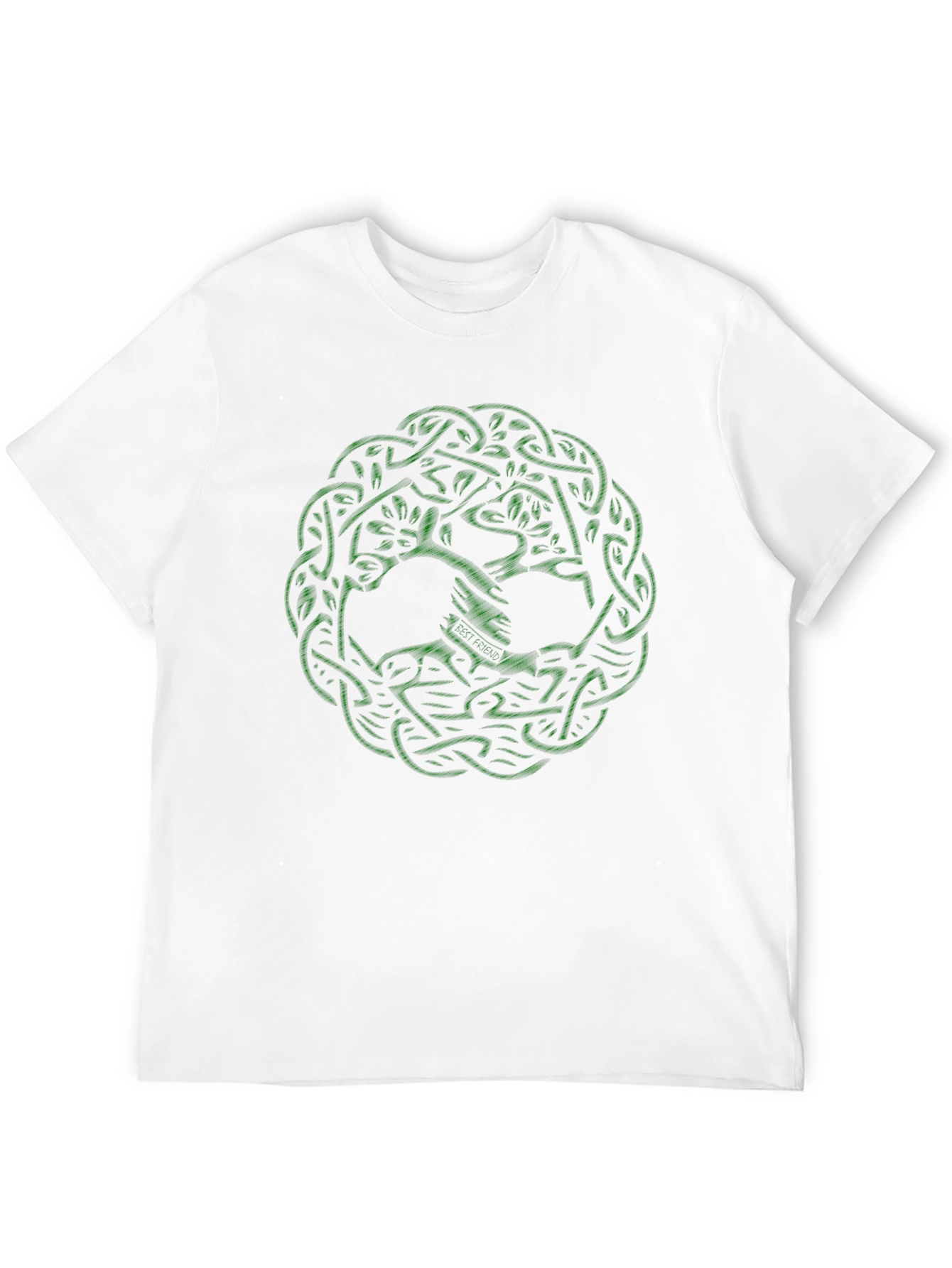Celtic Knot Dragon Graphic Tee - Black