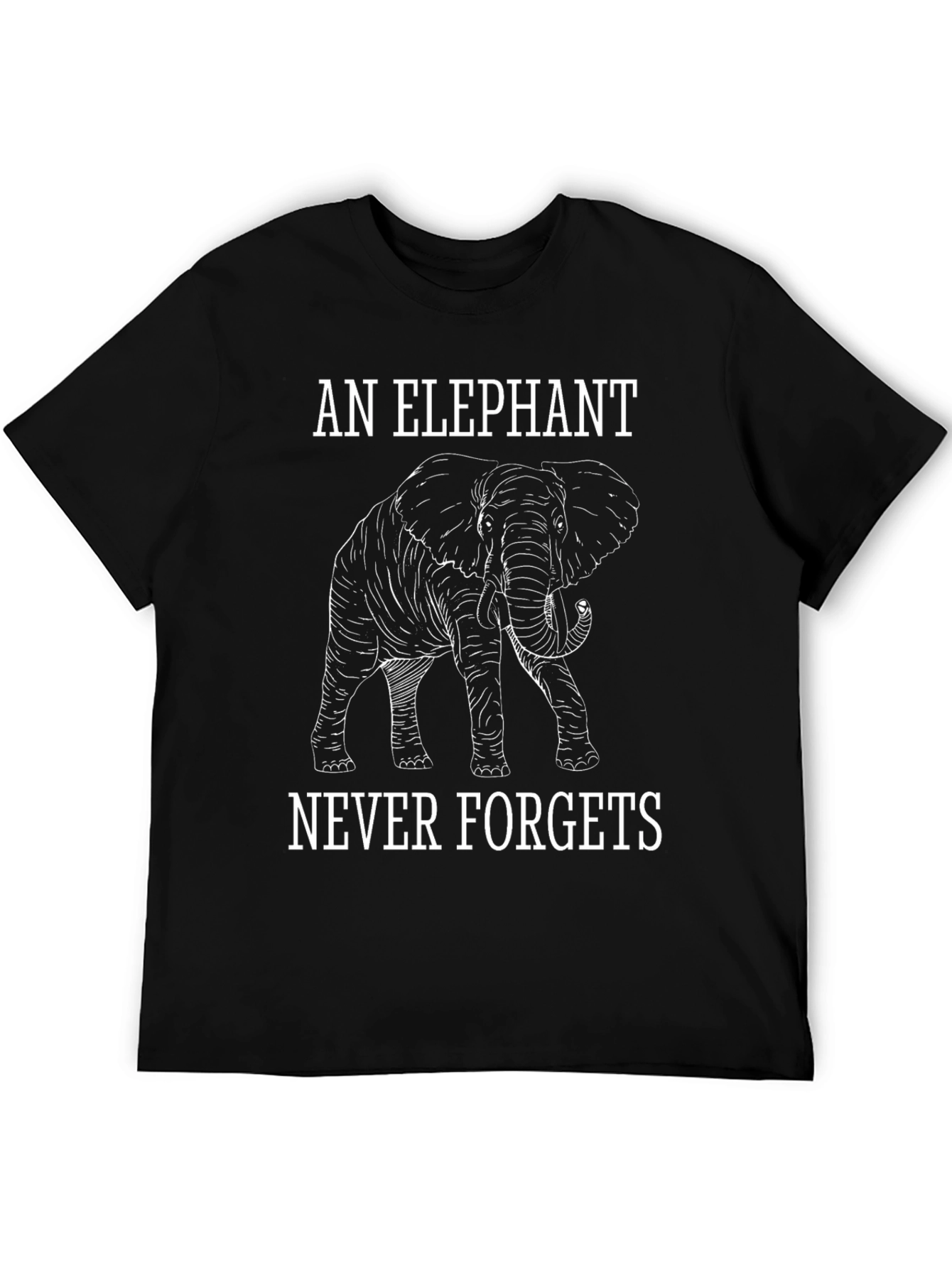 Elephant Never Forgets Graphic Tee