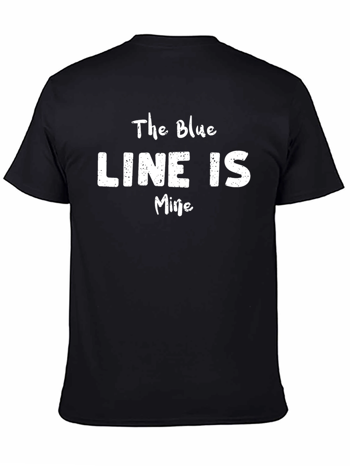 The Blue Line is Mine Graphic T-Shirt