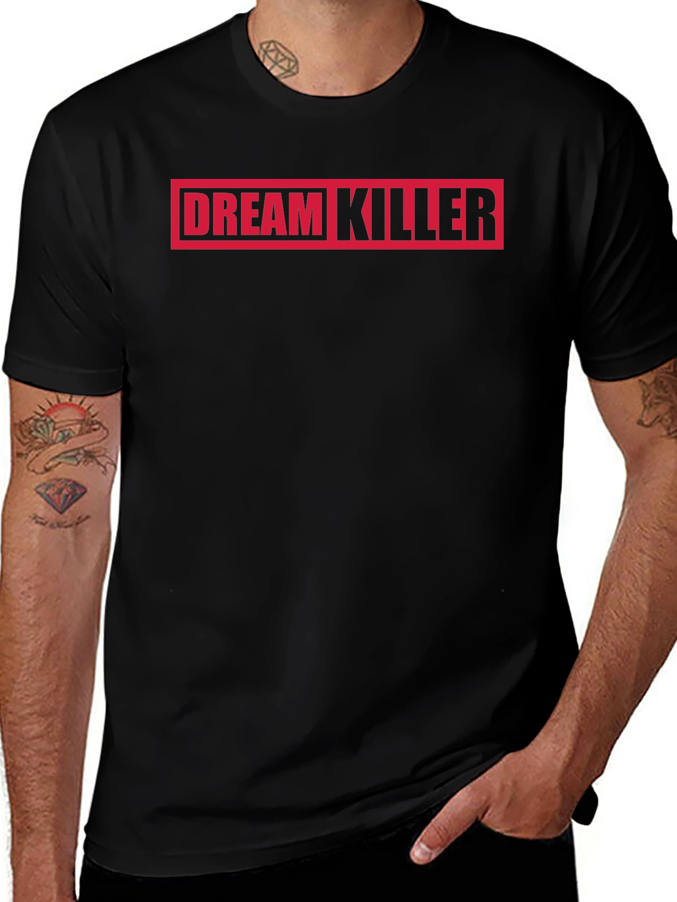 Dream Killer Graphic Tee - Bold Statement Shirt