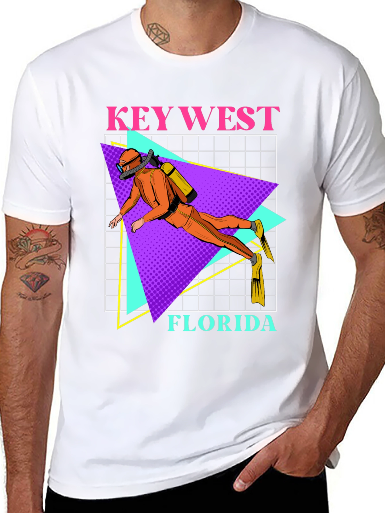 Key West Florida Scuba Diver T-Shirt