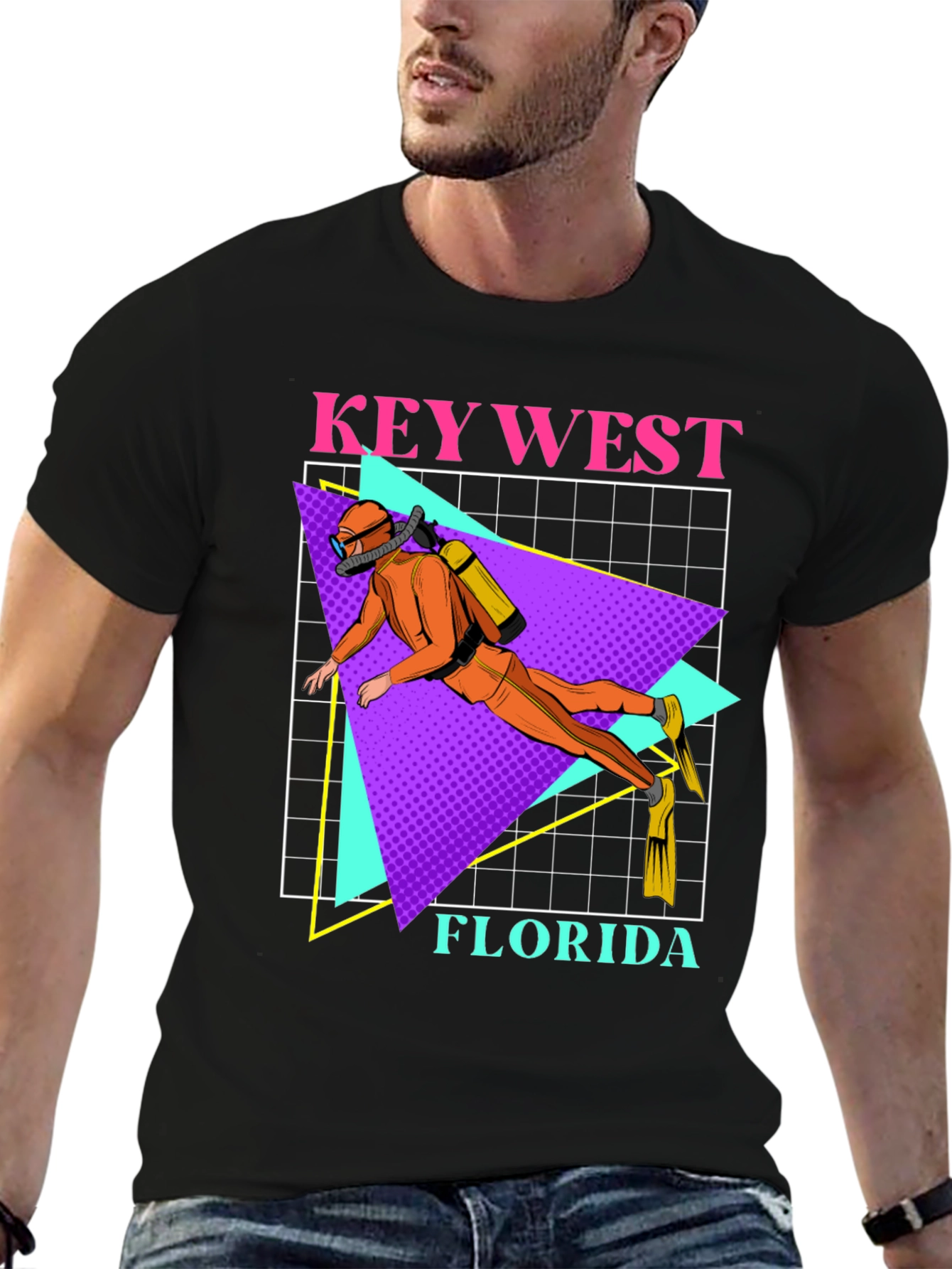 Key West Florida Scuba Diver T-Shirt