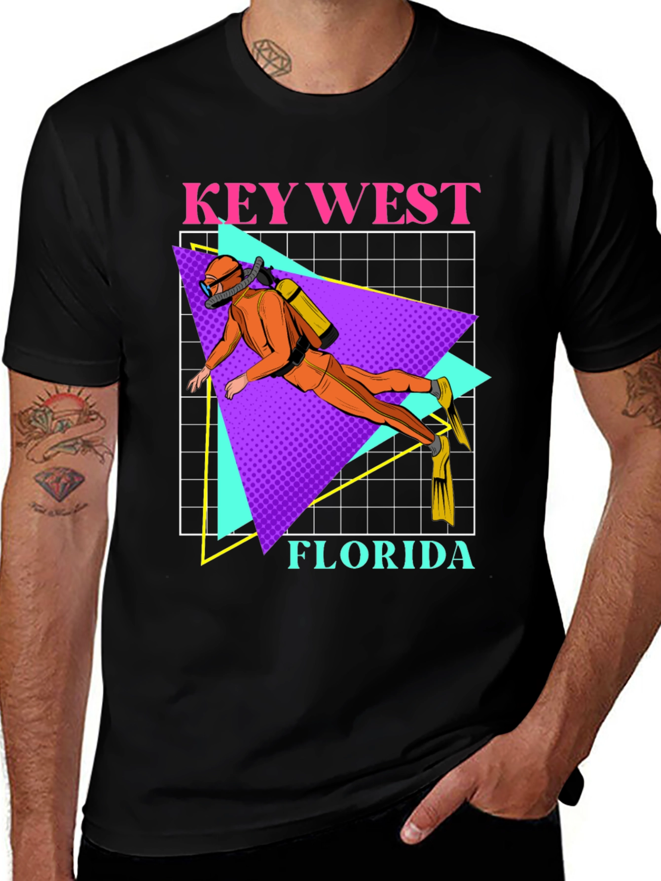 Key West Florida Scuba Diver T-Shirt