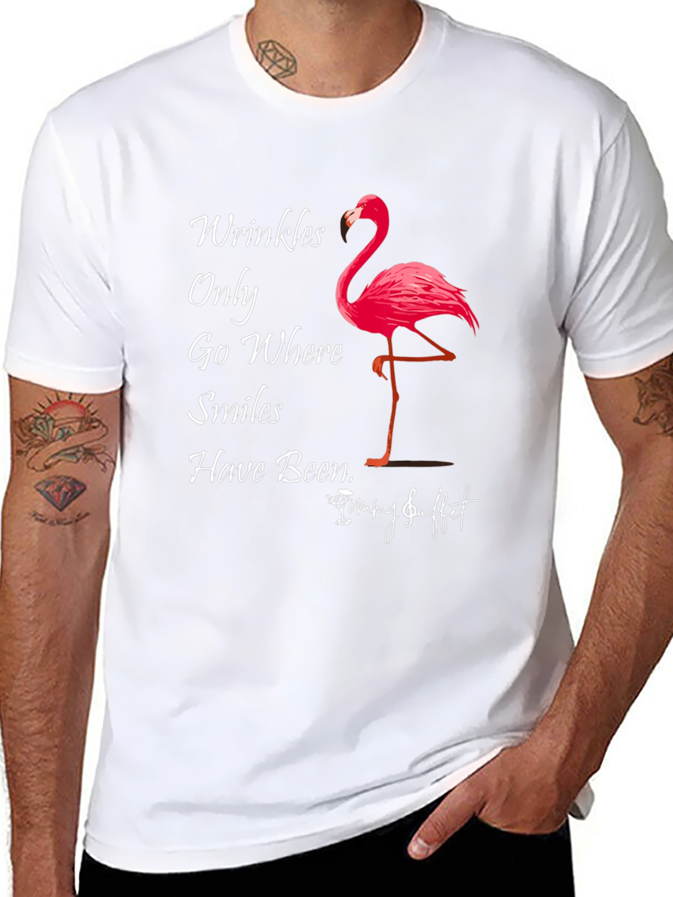 Wrinkles Only Go Where Smiles Have Been T-Shirt