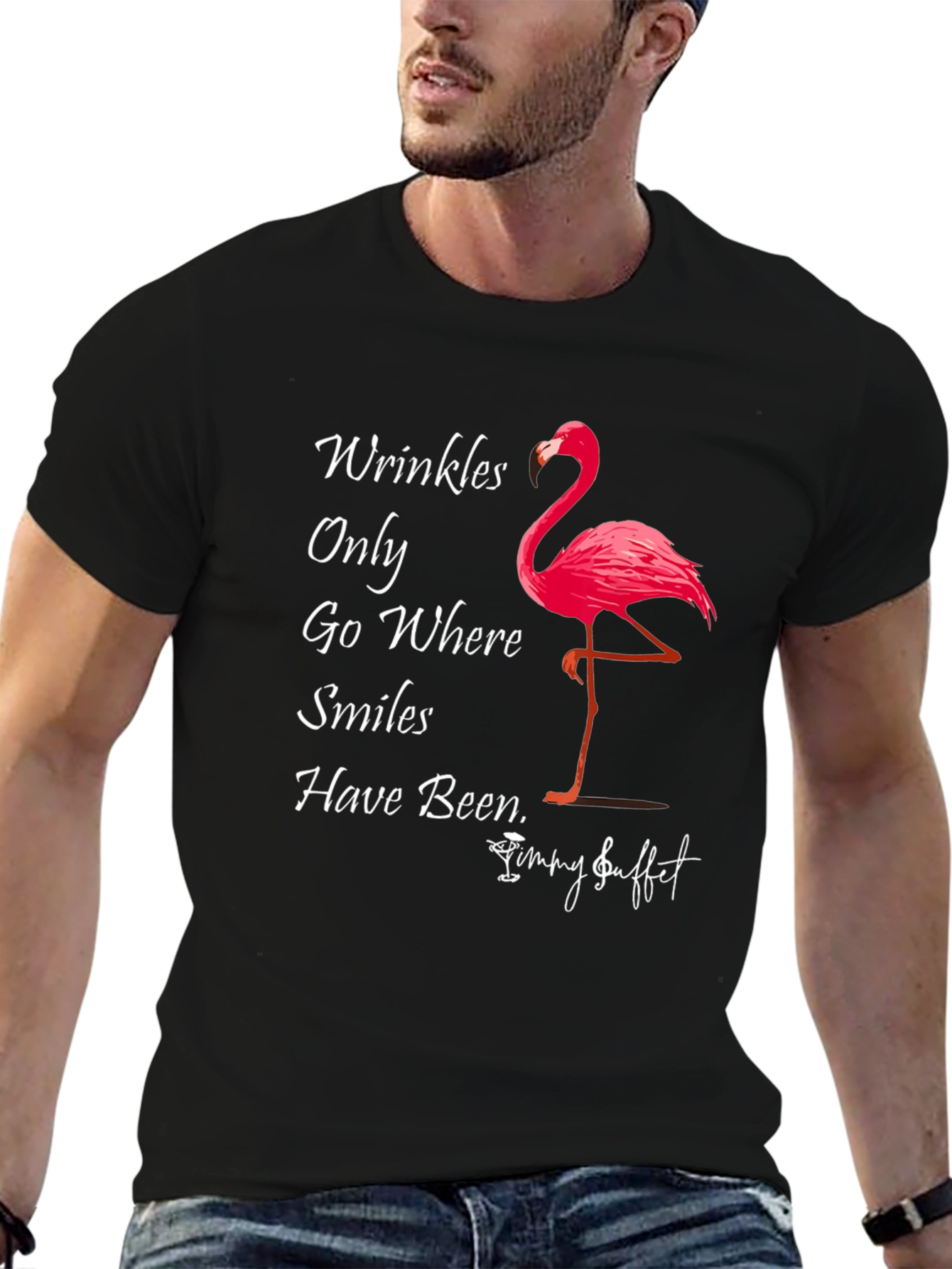 Wrinkles Only Go Where Smiles Have Been T-Shirt