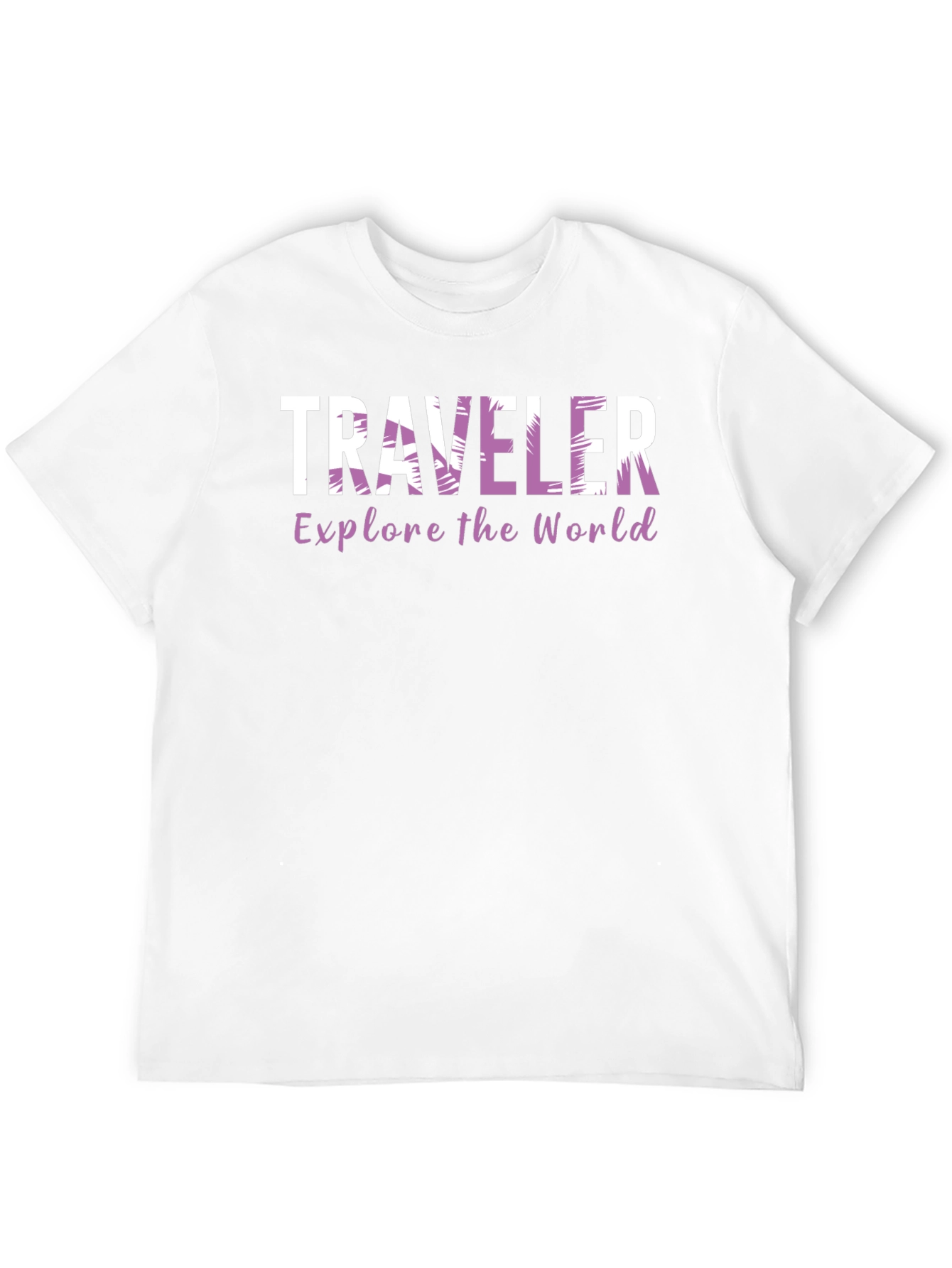 Traveler Explore the World Black T-Shirt