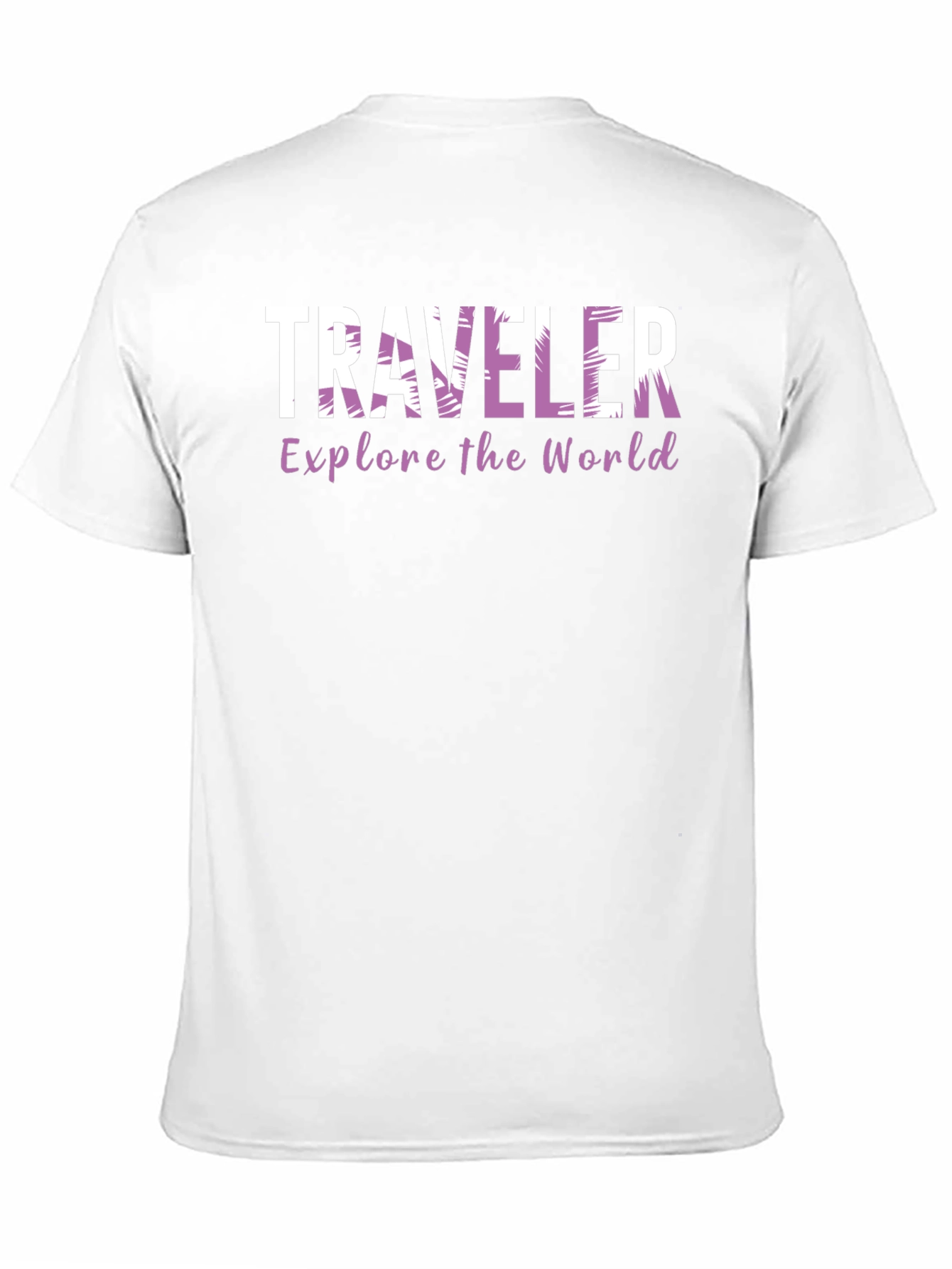 Traveler Explore the World Black T-Shirt