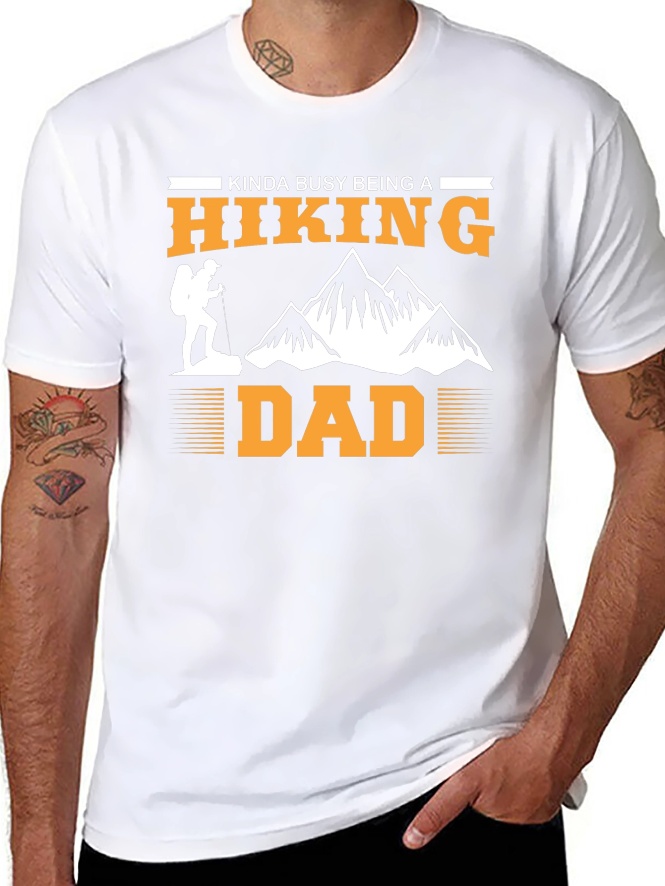 Hiking Dad Graphic Tee - Outdoor Adventure