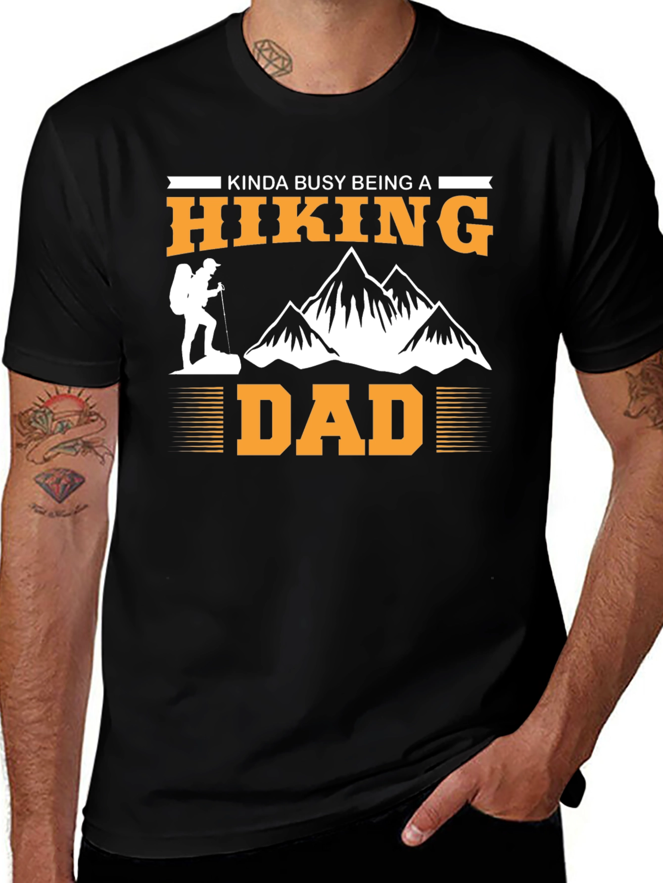 Hiking Dad Graphic Tee - Outdoor Adventure