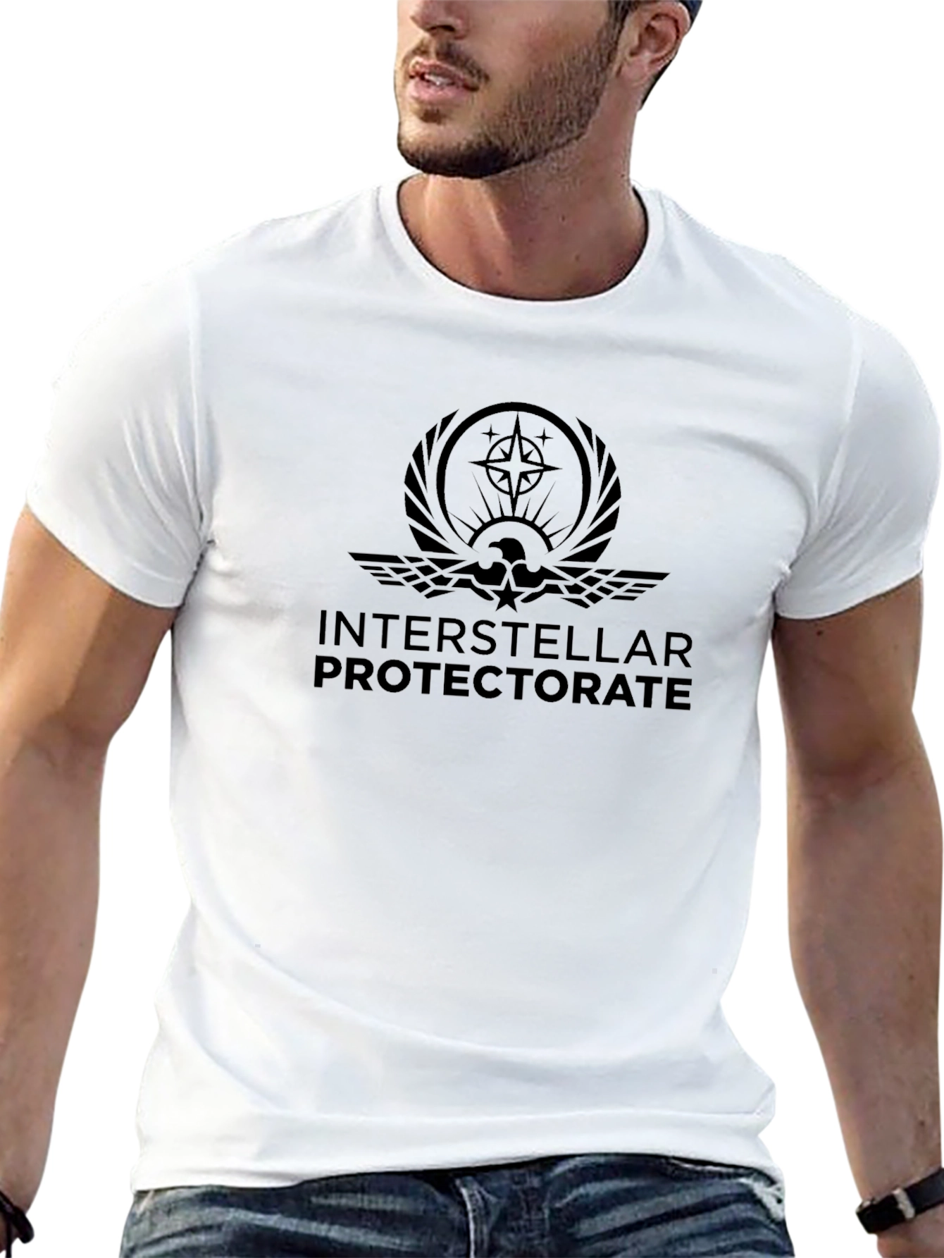 Interstellar Protectorate Black T-Shirt