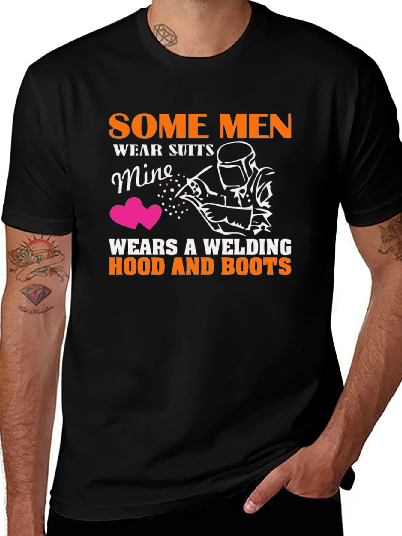 Welding Hood and Boots Graphic T-Shirt