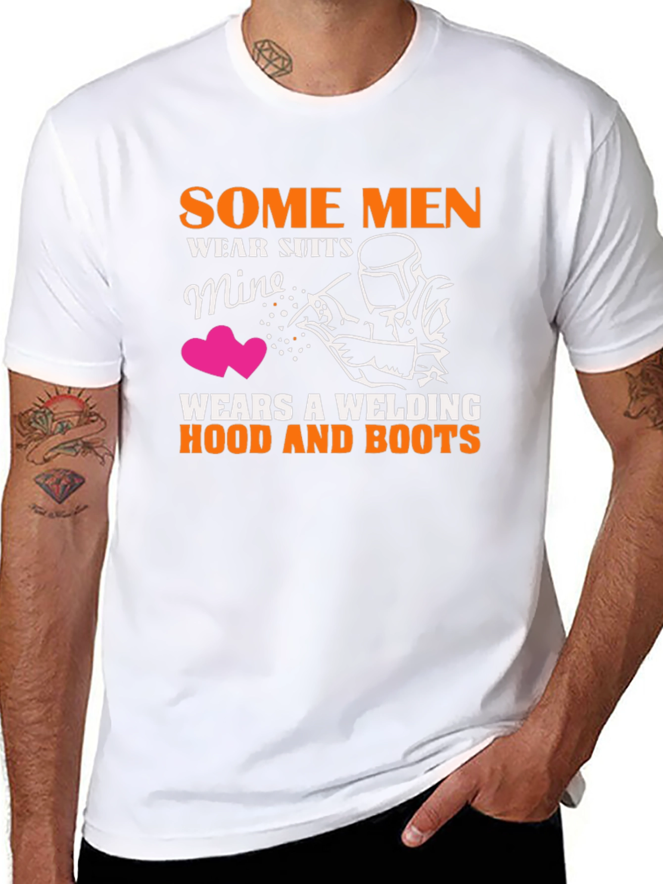 Welding Hood and Boots Graphic T-Shirt